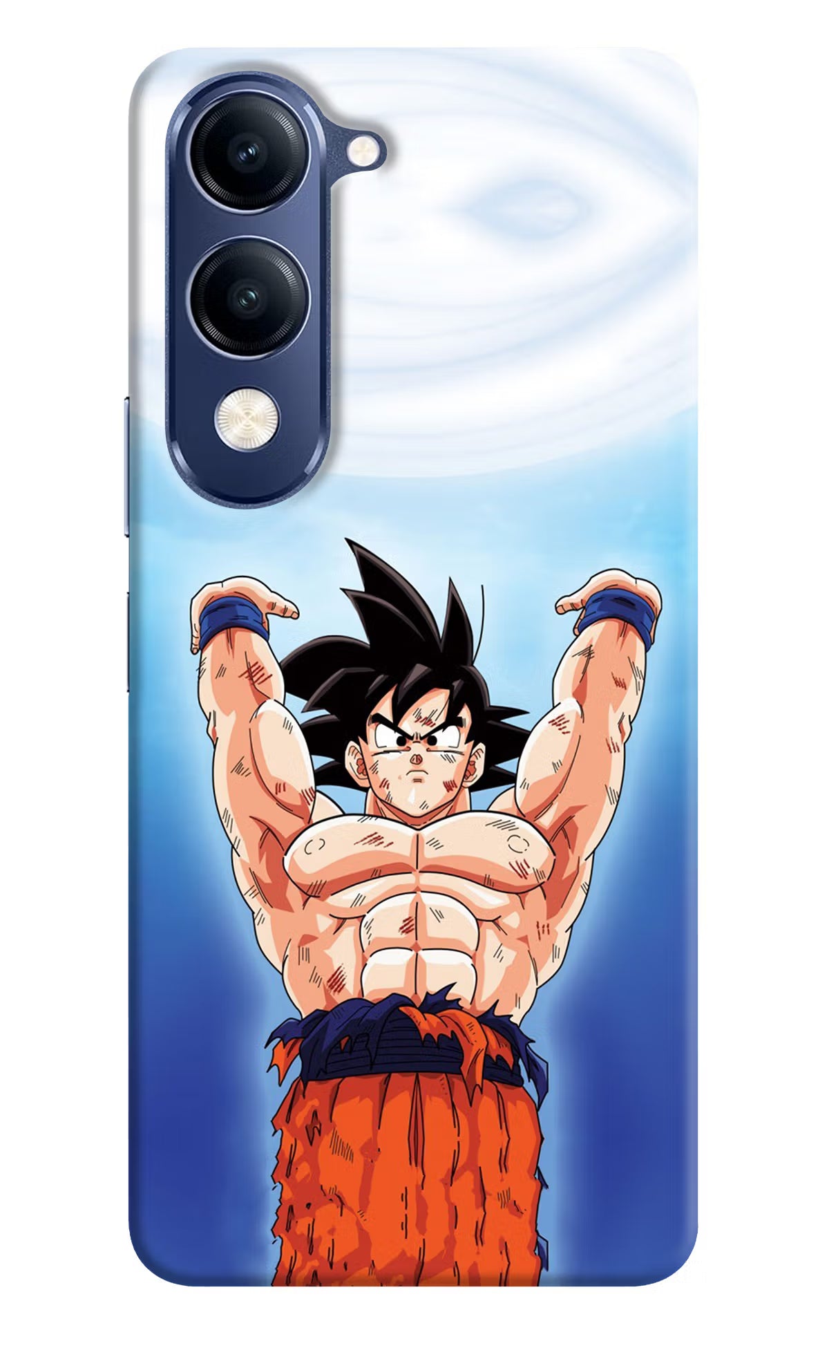 Goku Power Vivo V40 Lite Back Cover - Goku Power Vivo V40 Lite Hard Case Back Cover by Casekaro Goku Power Vivo V40 Lite Hard Case Back Cover by Casekaro
