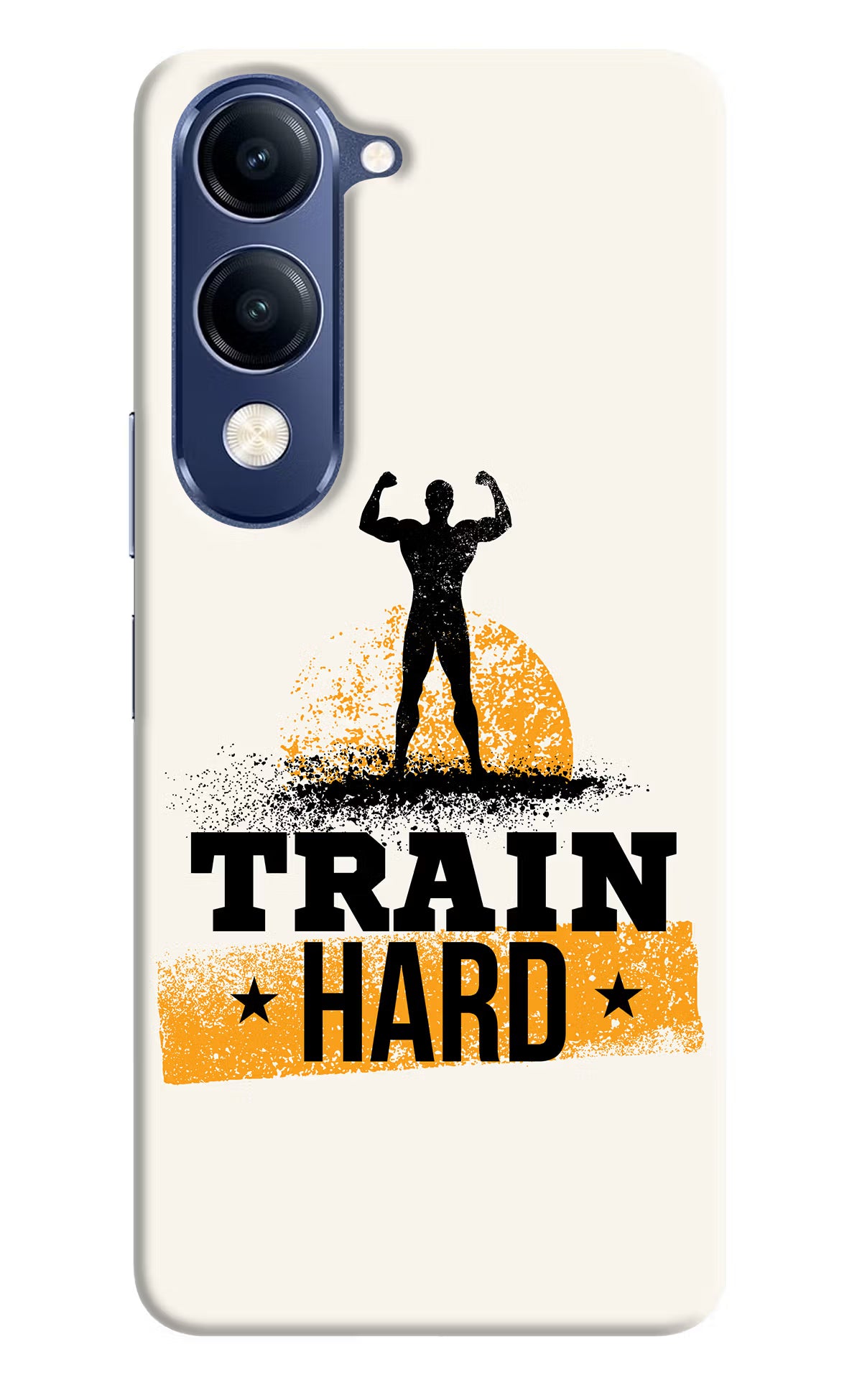 Train Hard Vivo V40 Lite Back Cover - Train Hard Vivo V40 Lite Hard Case Back Cover by Casekaro Train Hard Vivo V40 Lite Hard Case Back Cover by Casekaro