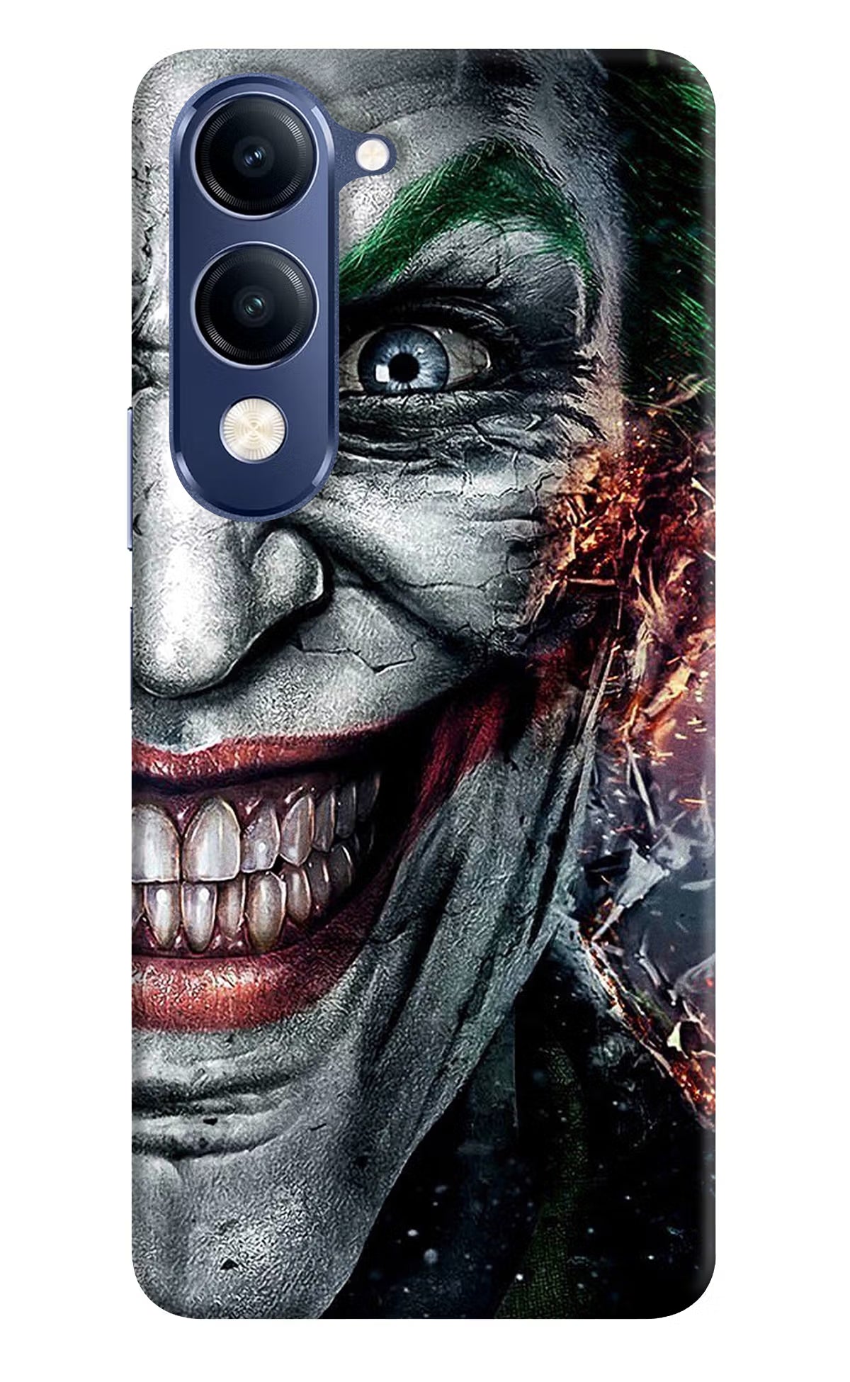 Joker Cam Vivo V40 Lite Back Cover - Joker Cam Vivo V40 Lite Hard Case Back Cover by Casekaro Joker Cam Vivo V40 Lite Hard Case Back Cover by Casekaro