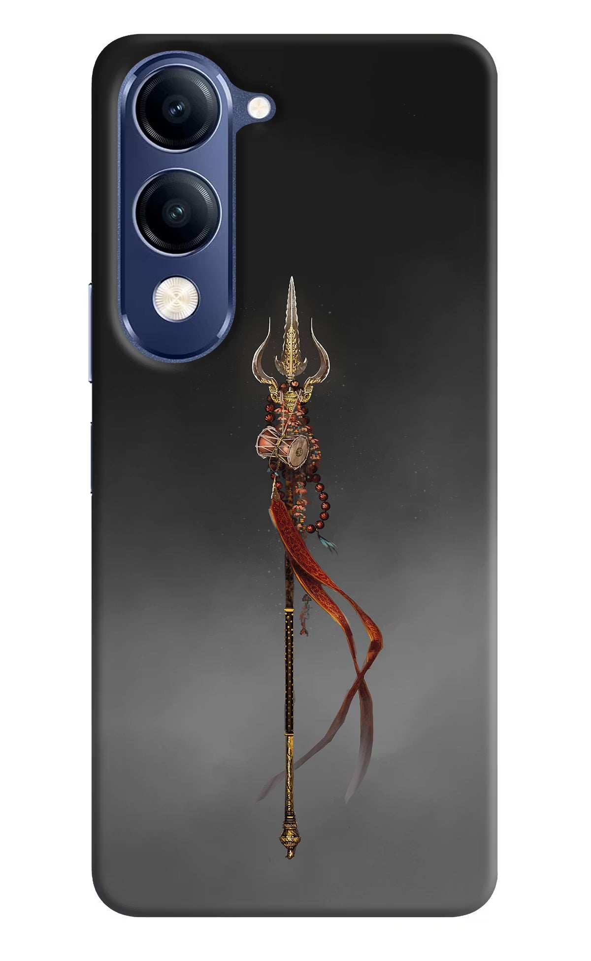 Shiv Trishul Vivo V40 Lite Back Cover - Shiv Trishul Vivo V40 Lite Hard Case Back Cover by Casekaro Shiv Trishul Vivo V40 Lite Hard Case Back Cover by Casekaro