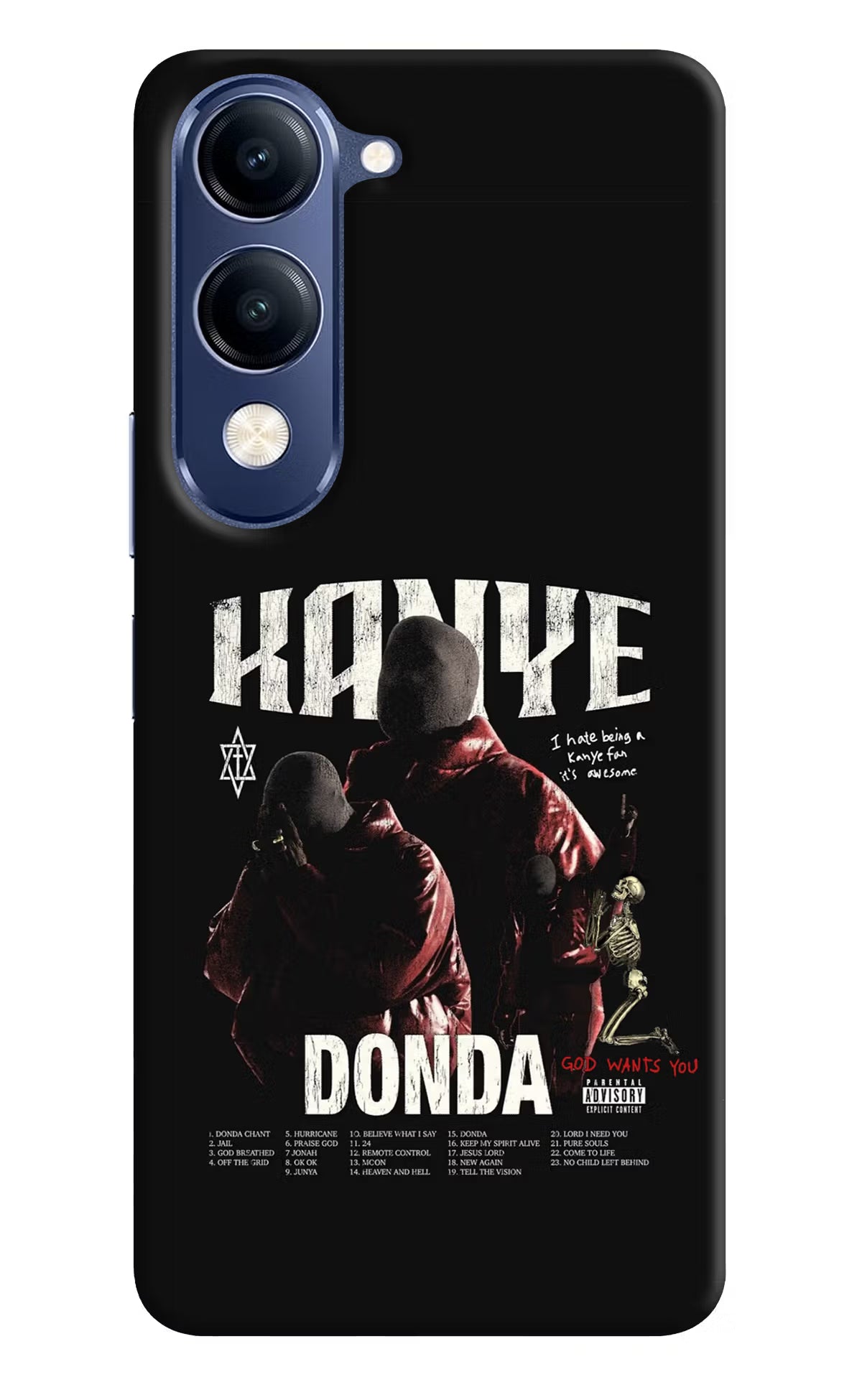 Donda Kanye West Vivo V40 Lite Back Cover - Donda Kanye West Vivo V40 Lite Hard Case Back Cover by Casekaro Donda Kanye West Vivo V40 Lite Hard Case Back Cover by Casekaro