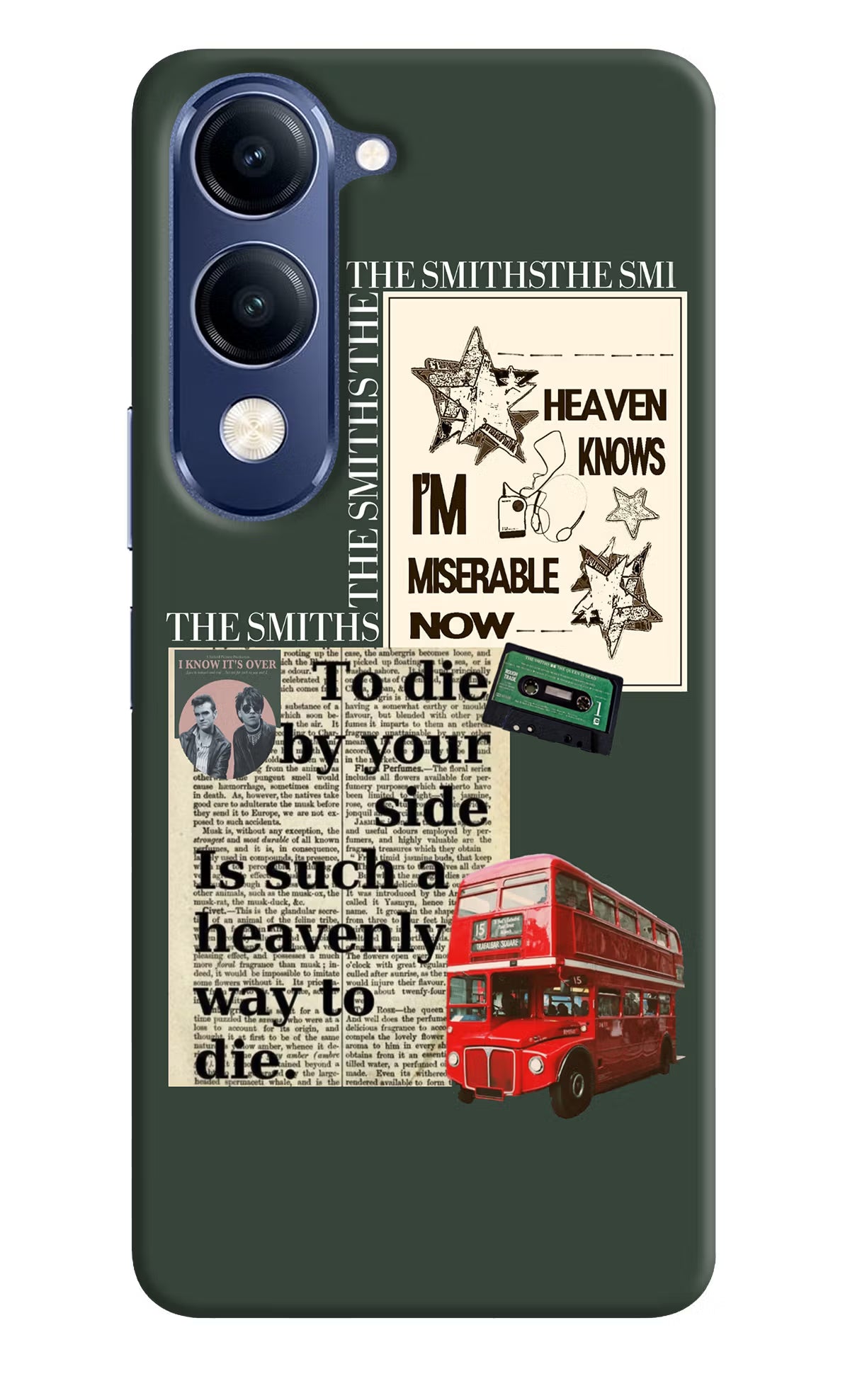 The Smiths Vivo V40 Lite Back Cover - The Smiths Vivo V40 Lite Hard Case Back Cover by Casekaro The Smiths Vivo V40 Lite Hard Case Back Cover by Casekaro