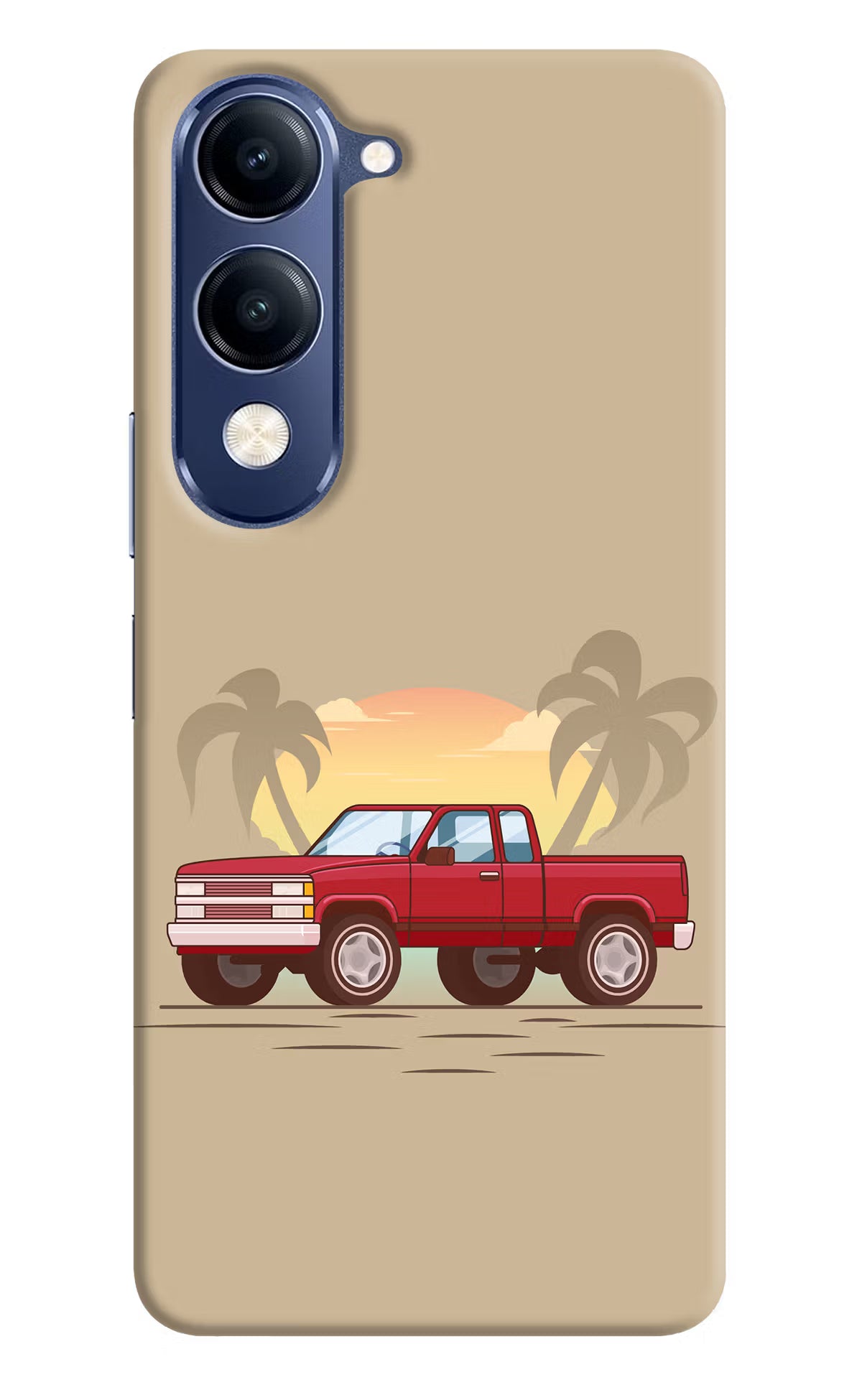Desert Classic Drive Vivo V40 Lite Back Cover - Desert Classic Drive Vivo V40 Lite Hard Case Back Cover by Casekaro Desert Classic Drive Vivo V40 Lite Hard Case Back Cover by Casekaro