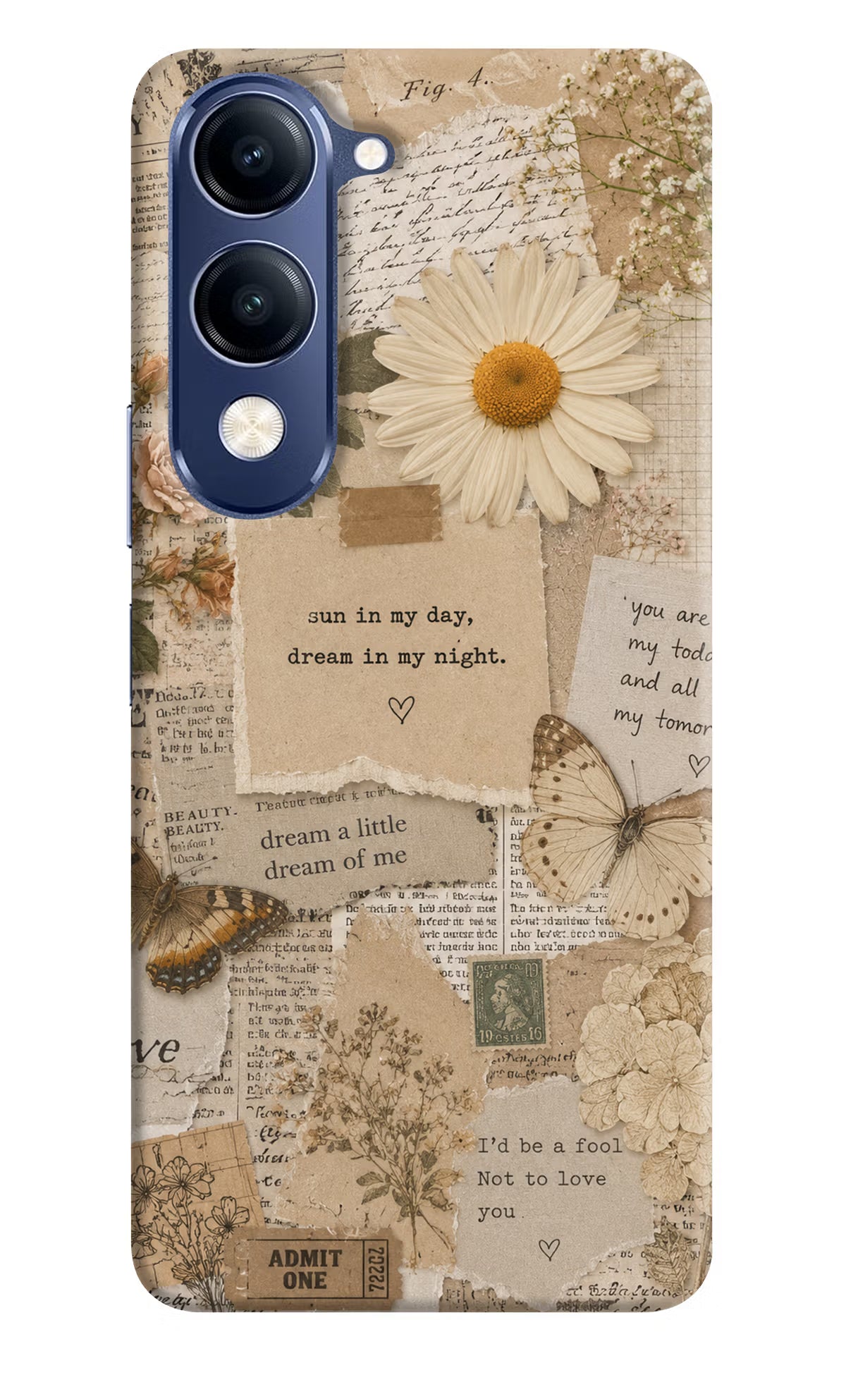 Vintage case Vivo V40 Lite Back Cover - Vintage case Vivo V40 Lite Hard Case Back Cover by Casekaro Vintage case Vivo V40 Lite Hard Case Back Cover by Casekaro