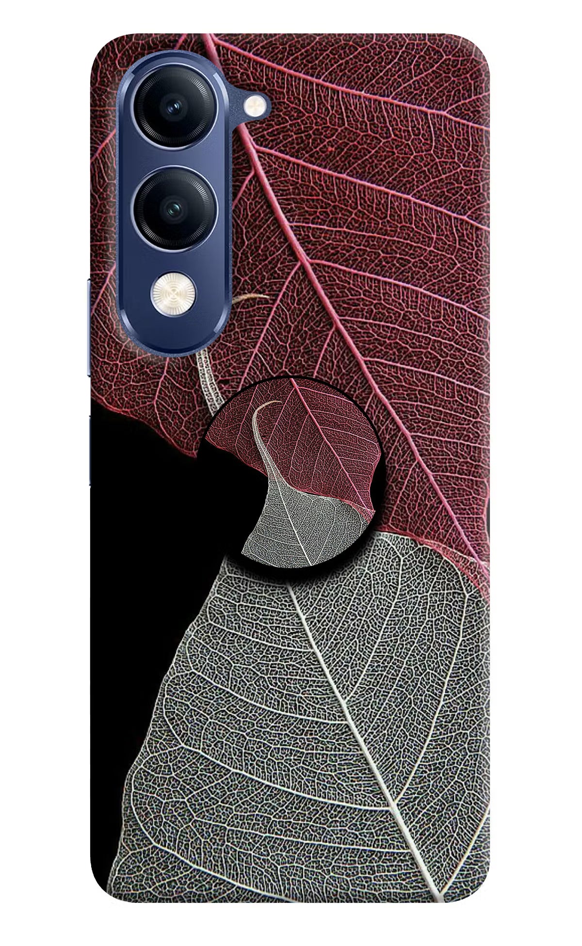 Leaf Pattern Vivo V40 Lite Pop Case - Leaf Pattern Vivo V40 Lite Pop Case by Casekaro Leaf Pattern Vivo V40 Lite Pop Case by Casekaro
