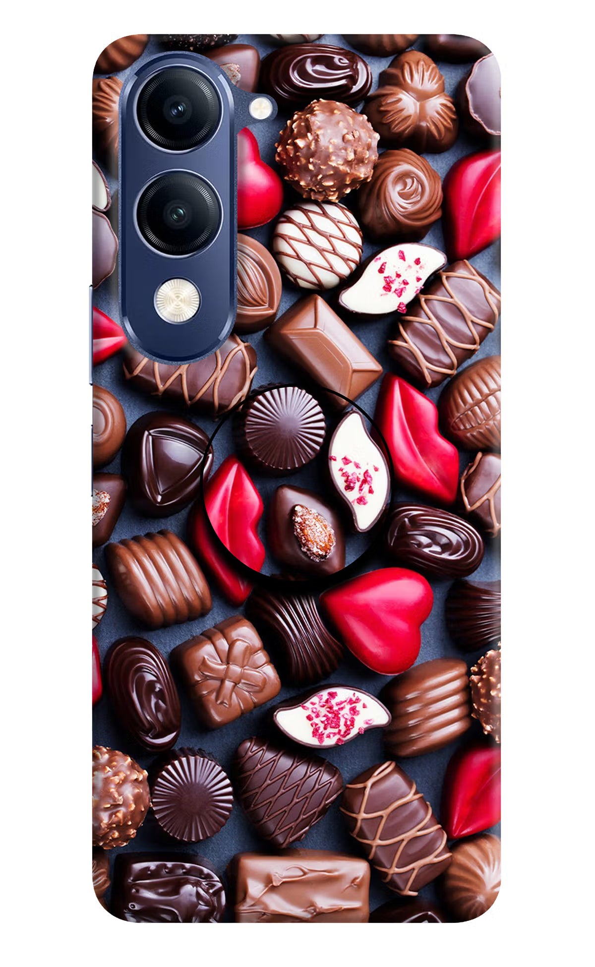 Chocolates Vivo V40 Lite Pop Case - Chocolates Vivo V40 Lite Pop Case by Casekaro Chocolates Vivo V40 Lite Pop Case by Casekaro