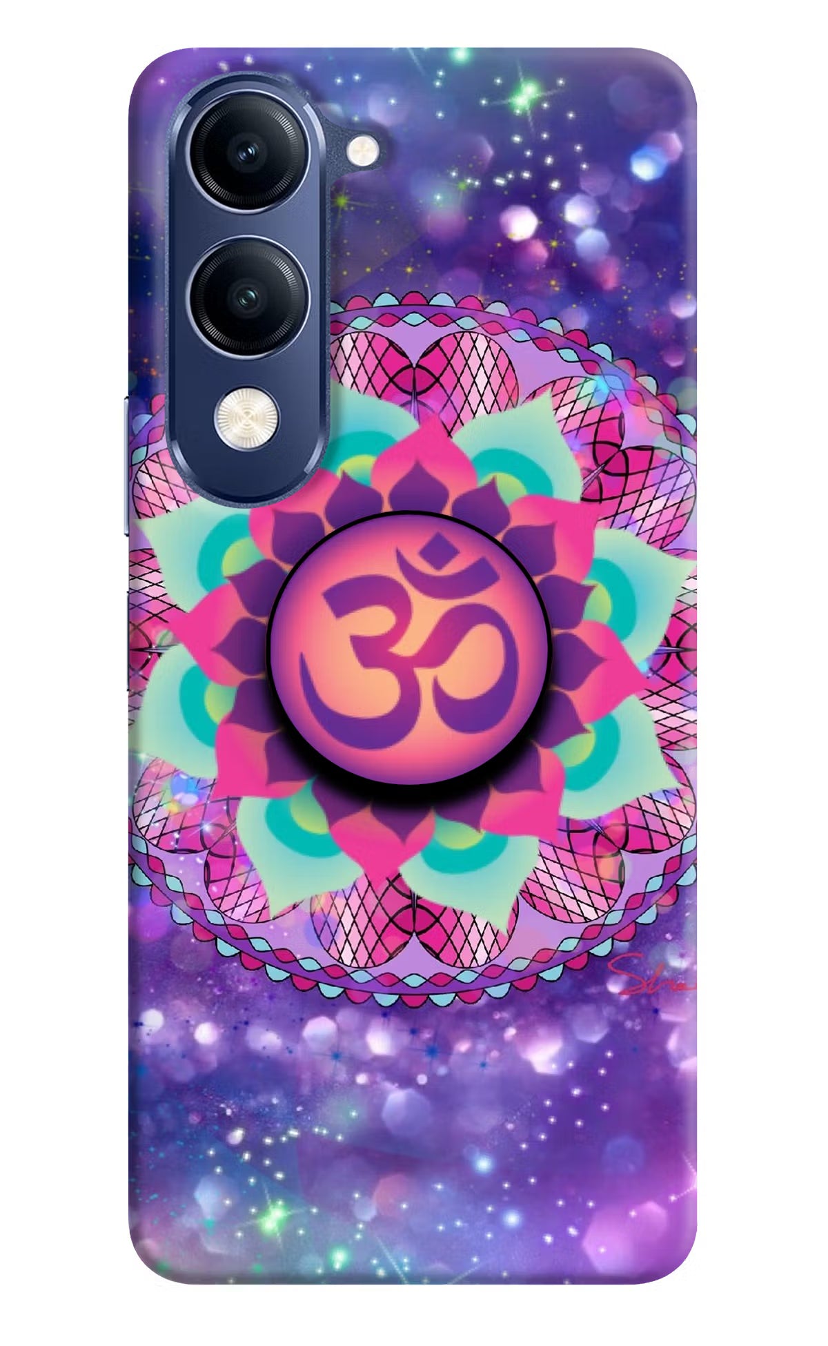 Om Purple Vivo V40 Lite Pop Case - Om Purple Vivo V40 Lite Pop Case by Casekaro Om Purple Vivo V40 Lite Pop Case by Casekaro