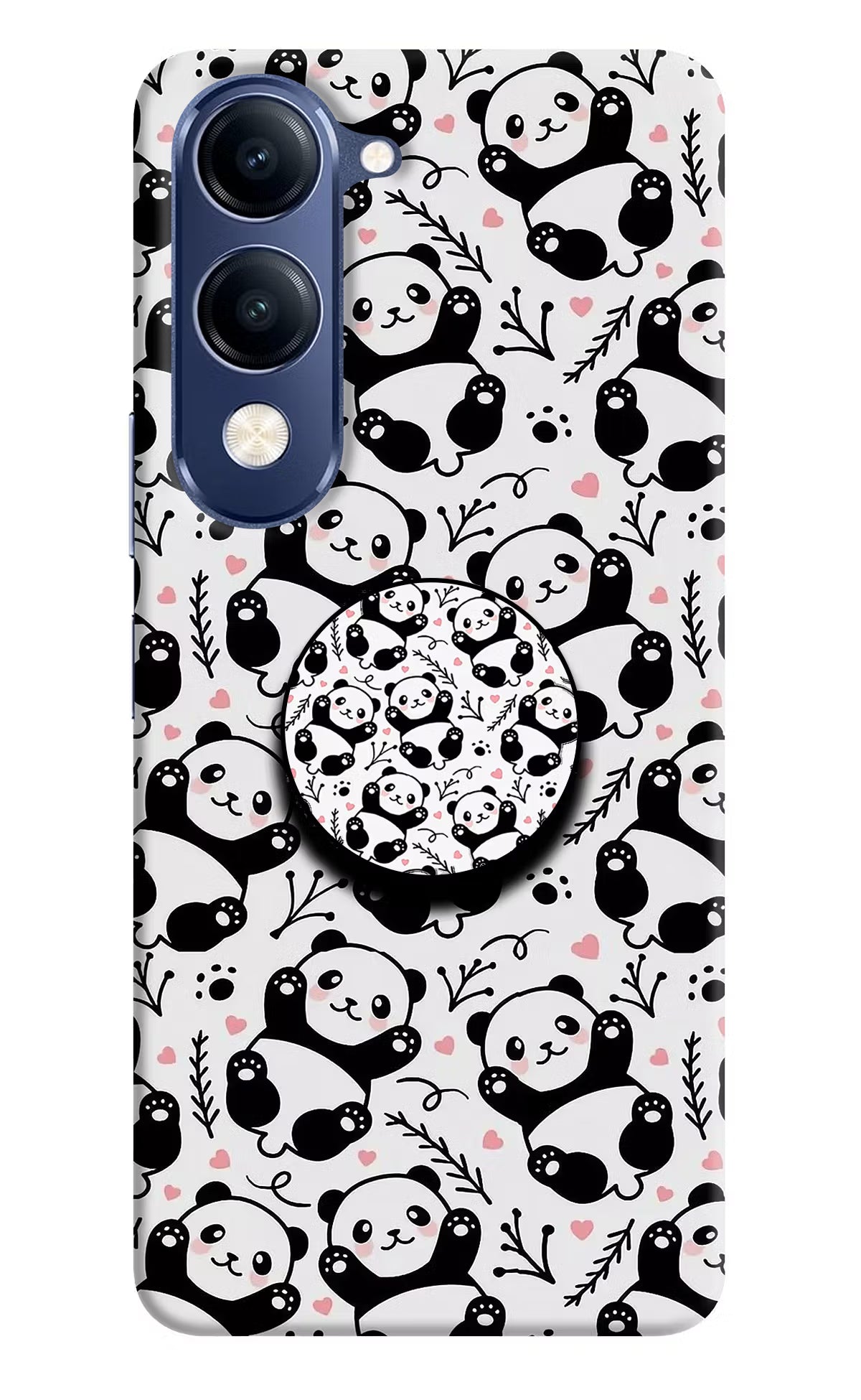 Cute Panda Vivo V40 Lite Pop Case - Cute Panda Vivo V40 Lite Pop Case by Casekaro Cute Panda Vivo V40 Lite Pop Case by Casekaro