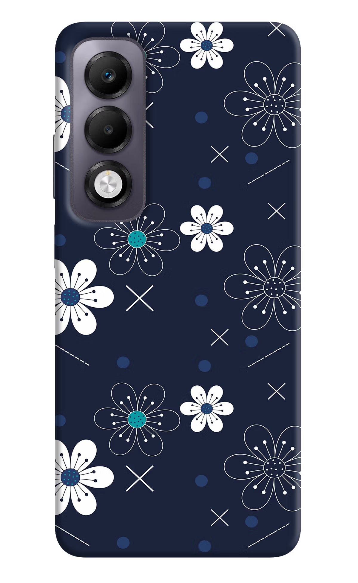 Flowers Oppo K13x Back Cover - Flowers Oppo K13x Back Cover Flowers Oppo K13x Back Cover