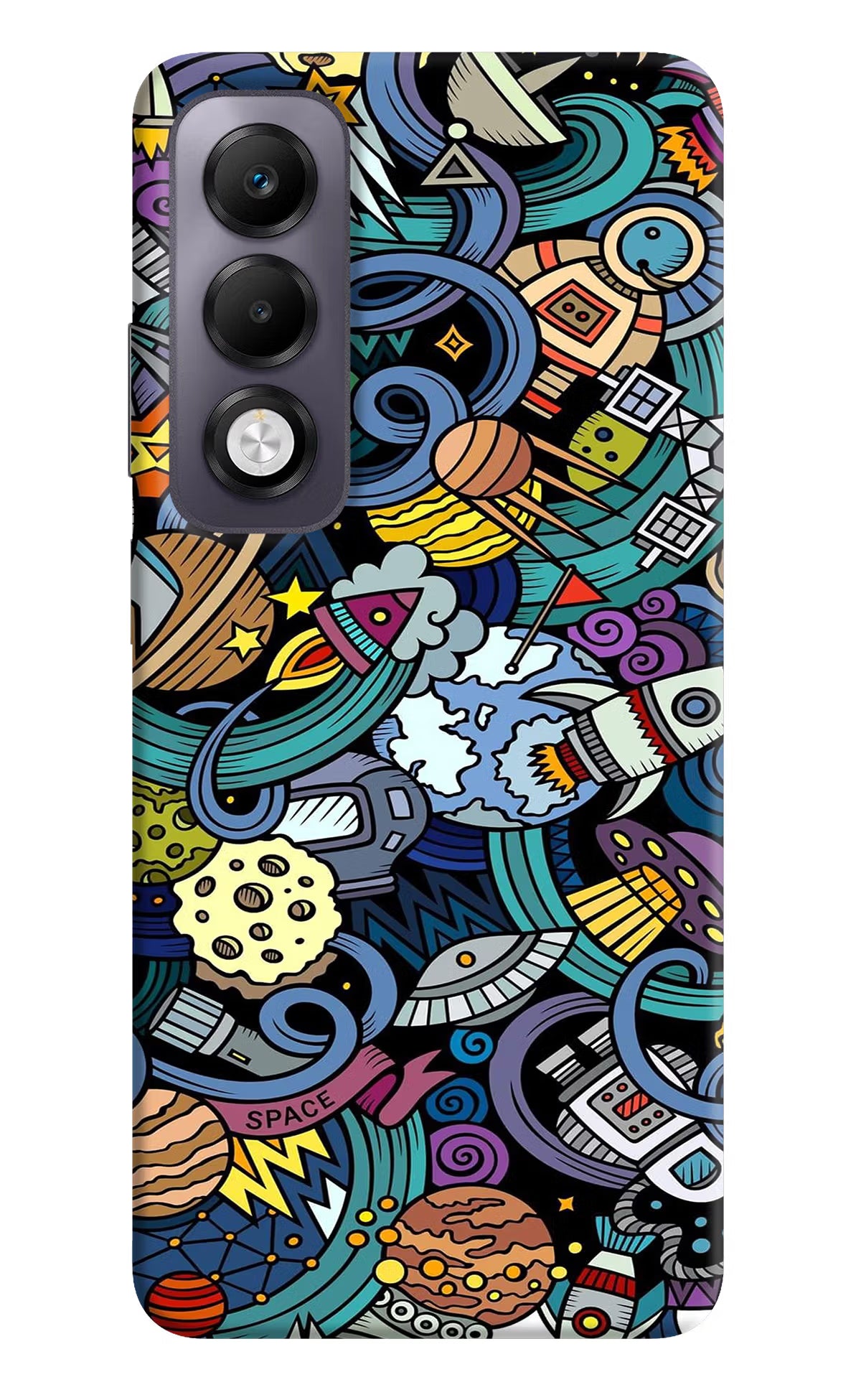 Space Abstract Oppo K13x Back Cover - Space Abstract Oppo K13x Back Cover Space Abstract Oppo K13x Back Cover