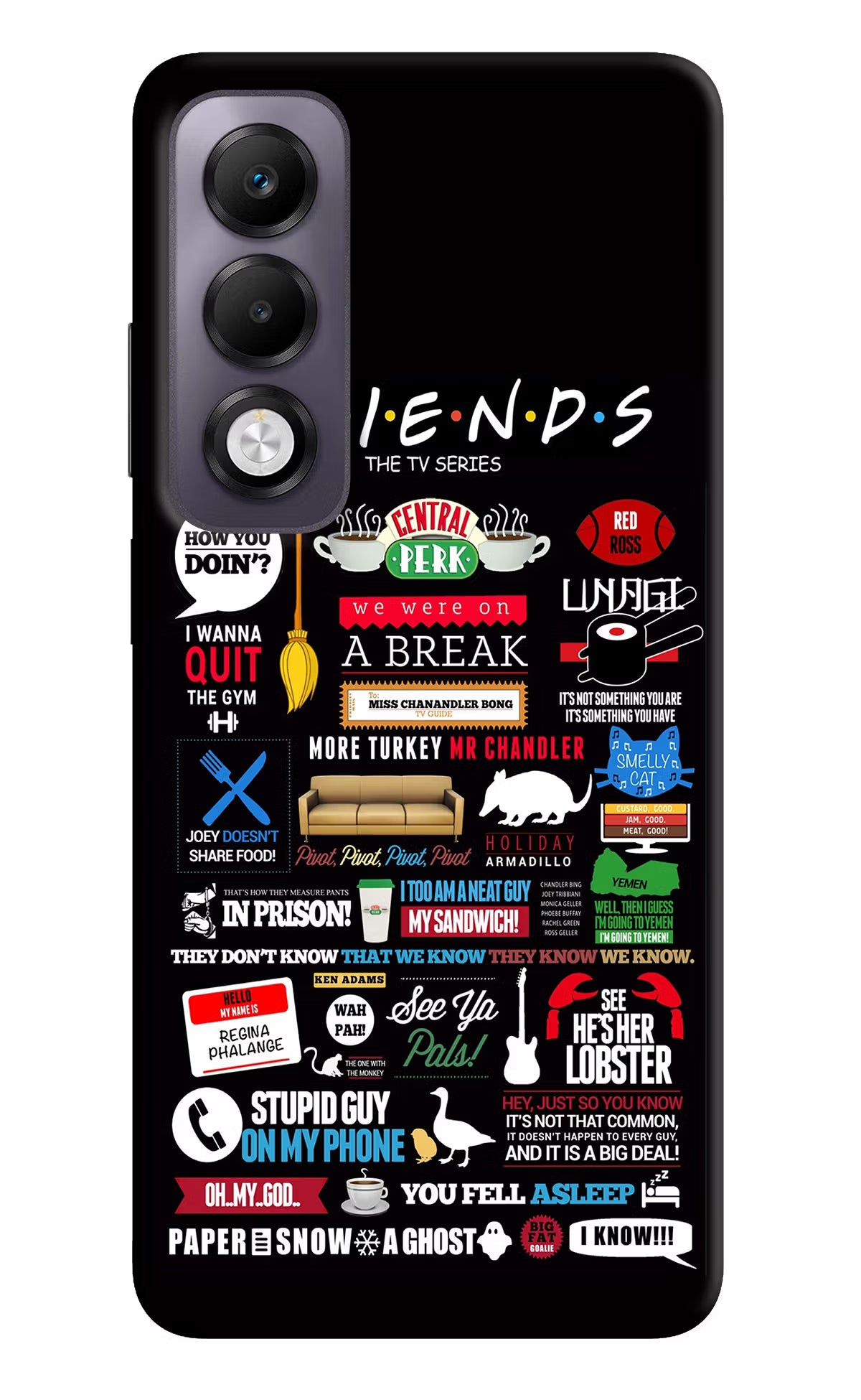 FRIENDS Oppo K13x Back Cover - FRIENDS Oppo K13x Back Cover FRIENDS Oppo K13x Back Cover