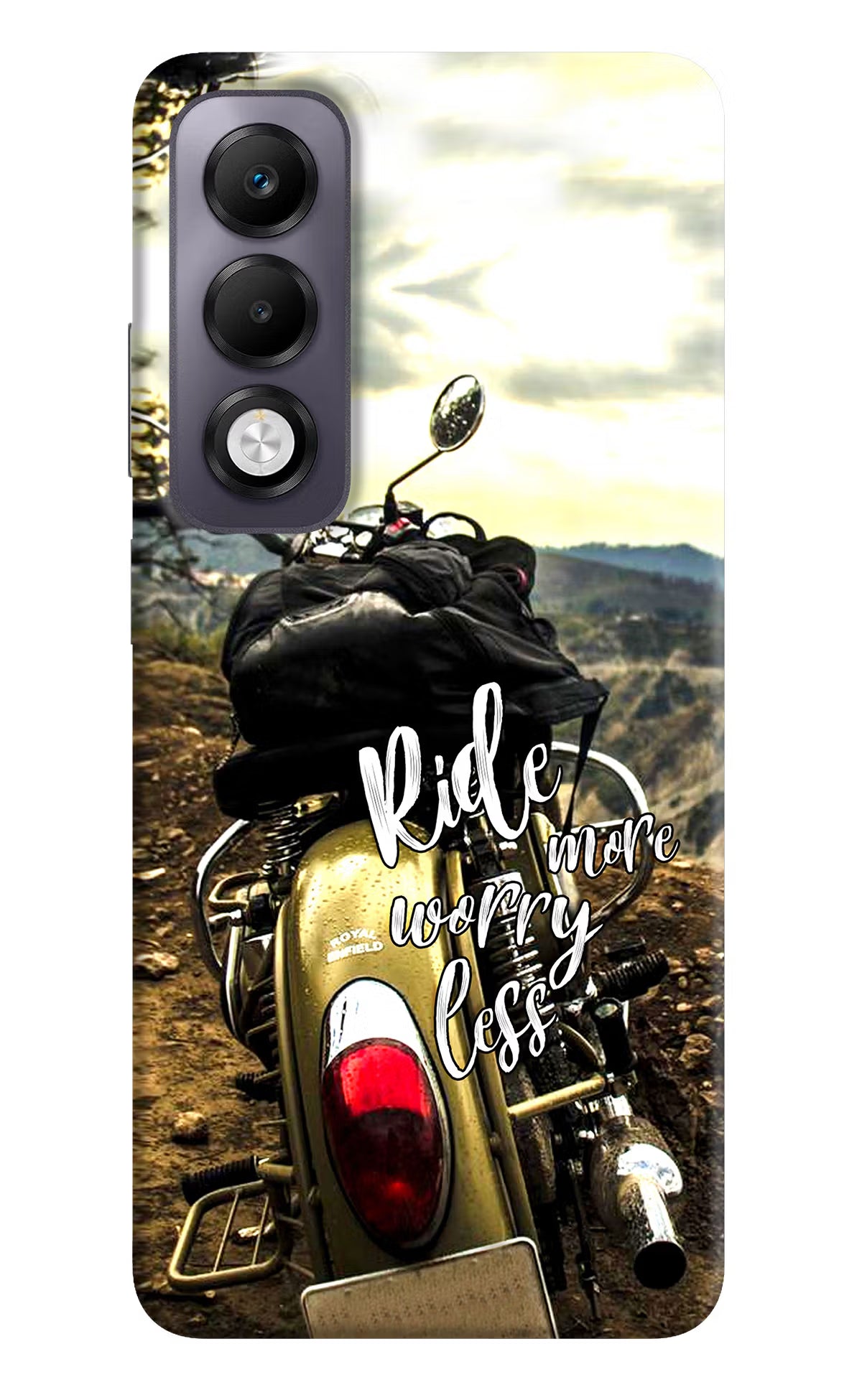 Ride More Worry Less Oppo K13x Back Cover - Ride More Worry Less Oppo K13x Back Cover Ride More Worry Less Oppo K13x Back Cover