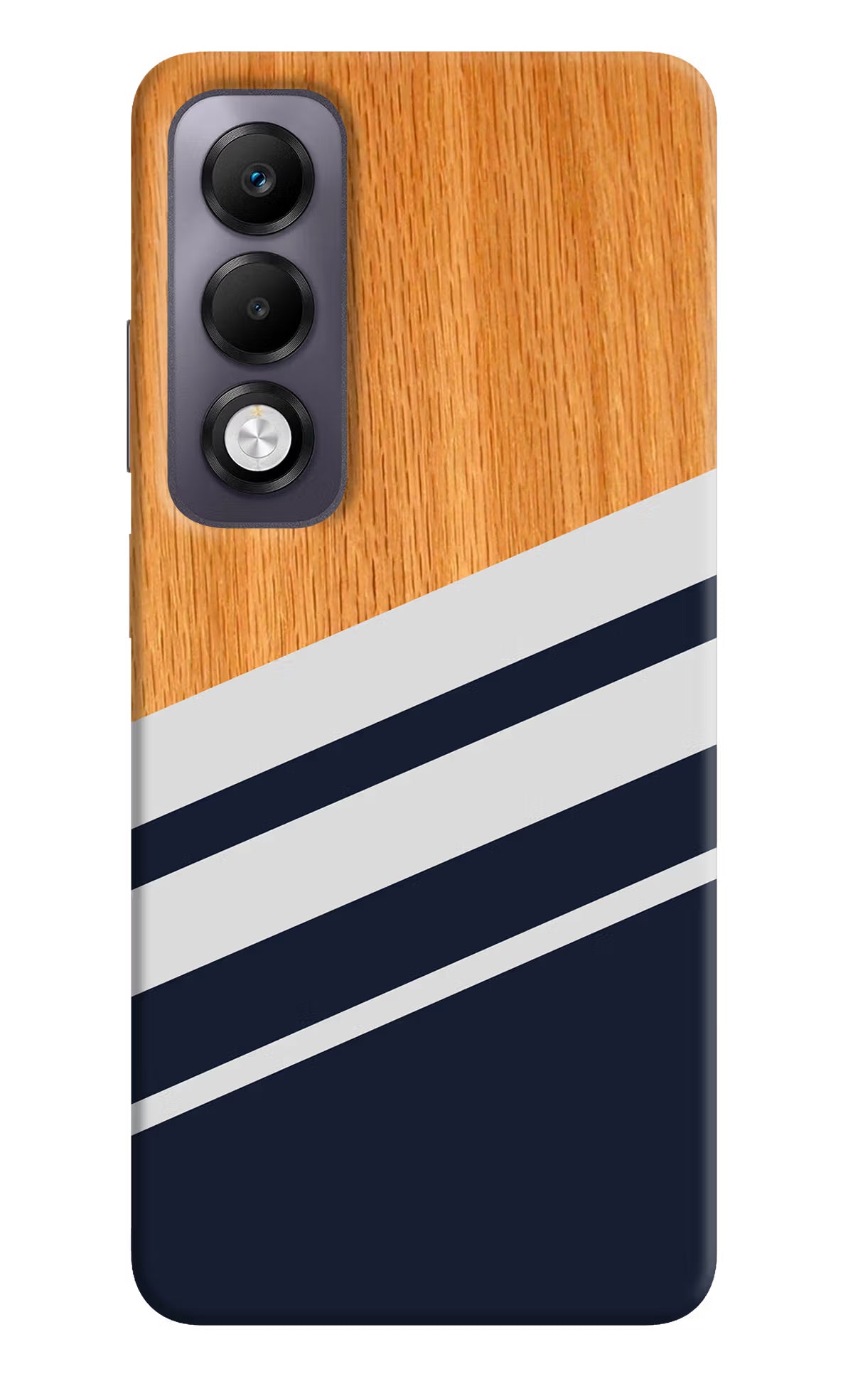 Blue and white wooden Oppo K13x Back Cover - Blue and white wooden Oppo K13x Back Cover Blue and white wooden Oppo K13x Back Cover