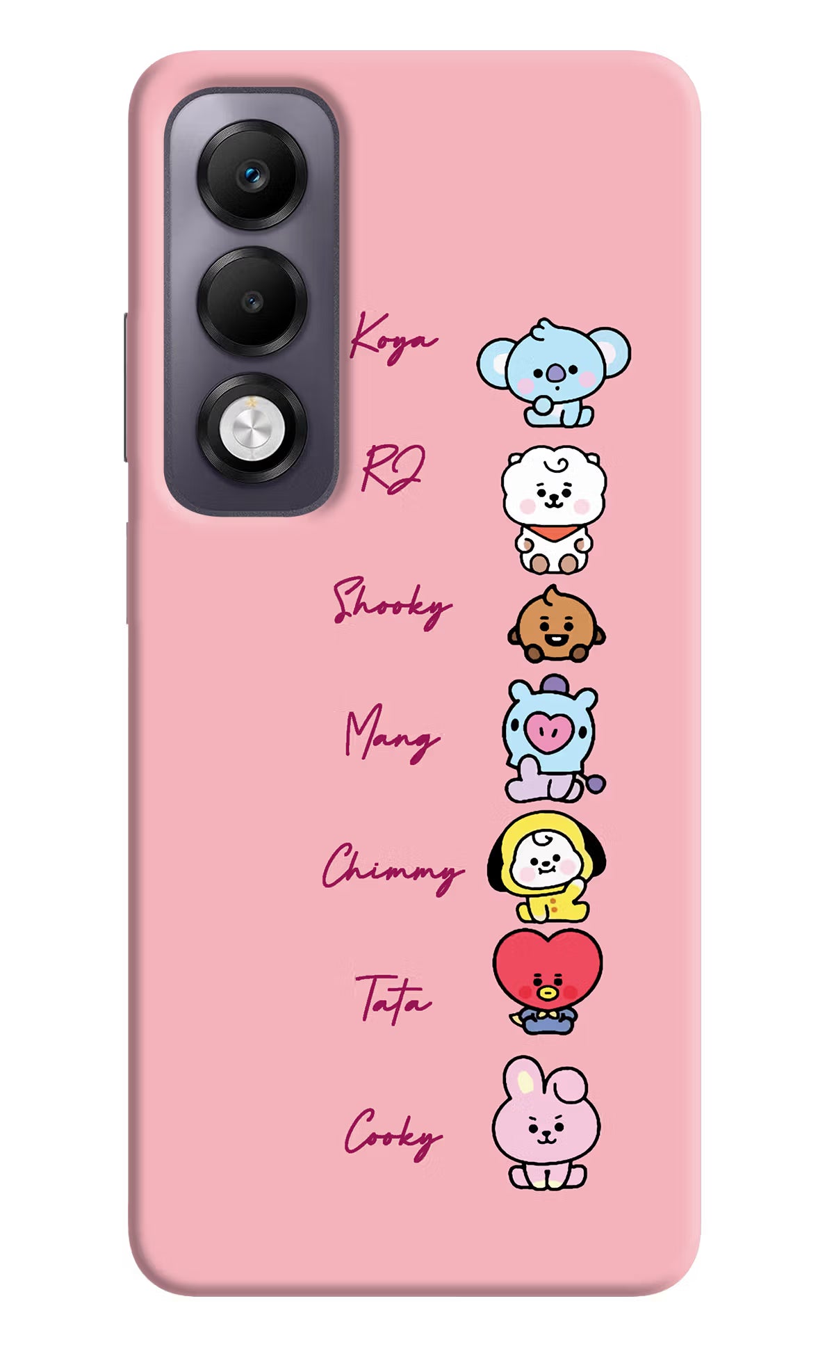 BTS names Oppo K13x Back Cover - BTS names Oppo K13x Back Cover BTS names Oppo K13x Back Cover