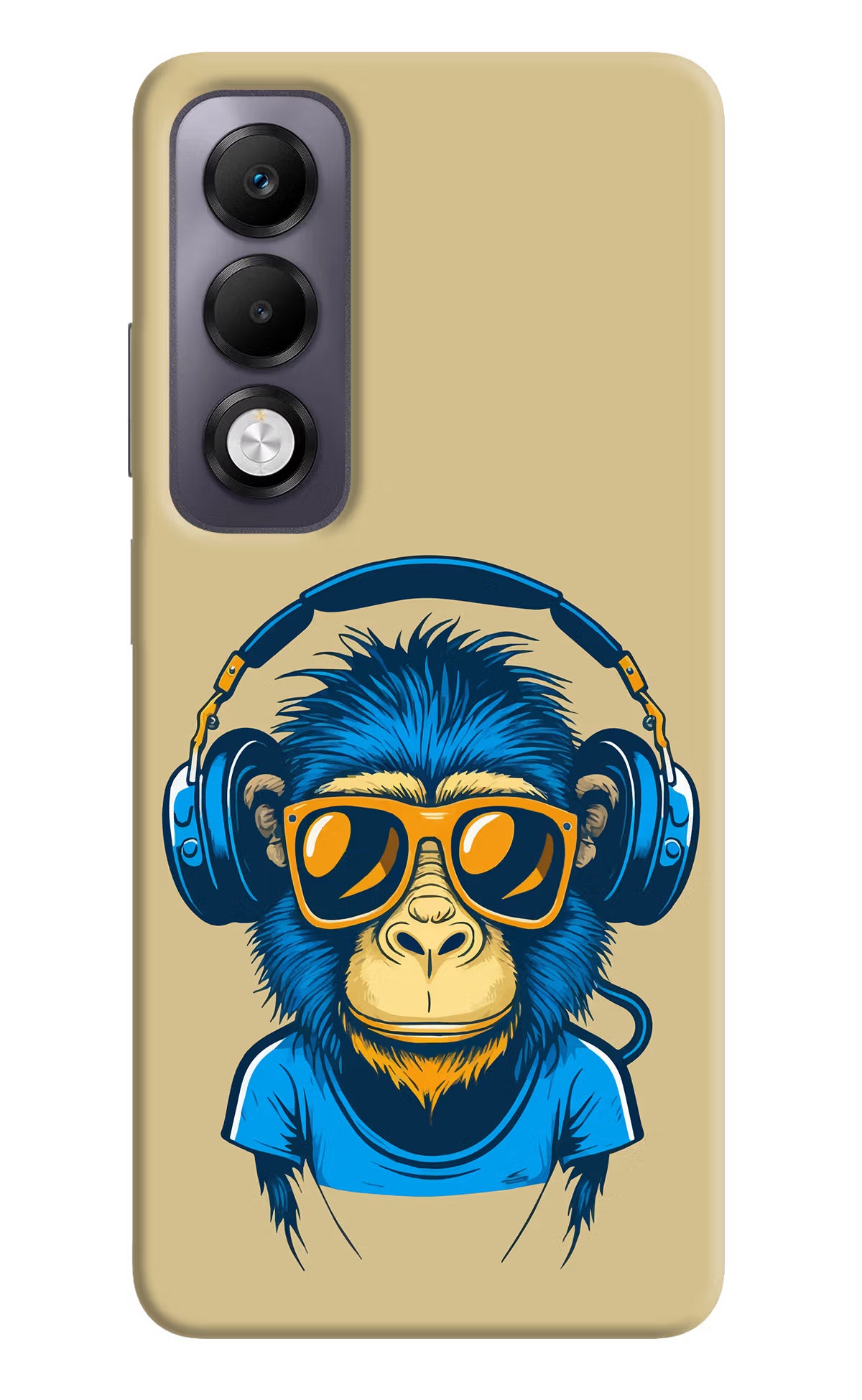 Monkey Headphone Oppo K13x Back Cover - Monkey Headphone Oppo K13x Back Cover Monkey Headphone Oppo K13x Back Cover