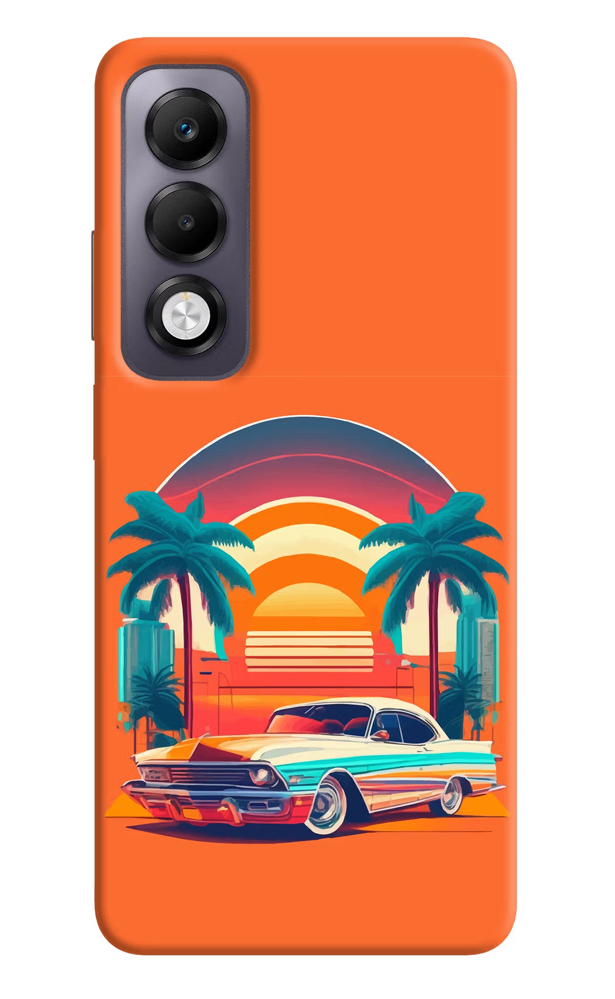 Palm Drive 80s Oppo K13x Back Cover - Palm Drive 80s Oppo K13x Back Cover Palm Drive 80s Oppo K13x Back Cover