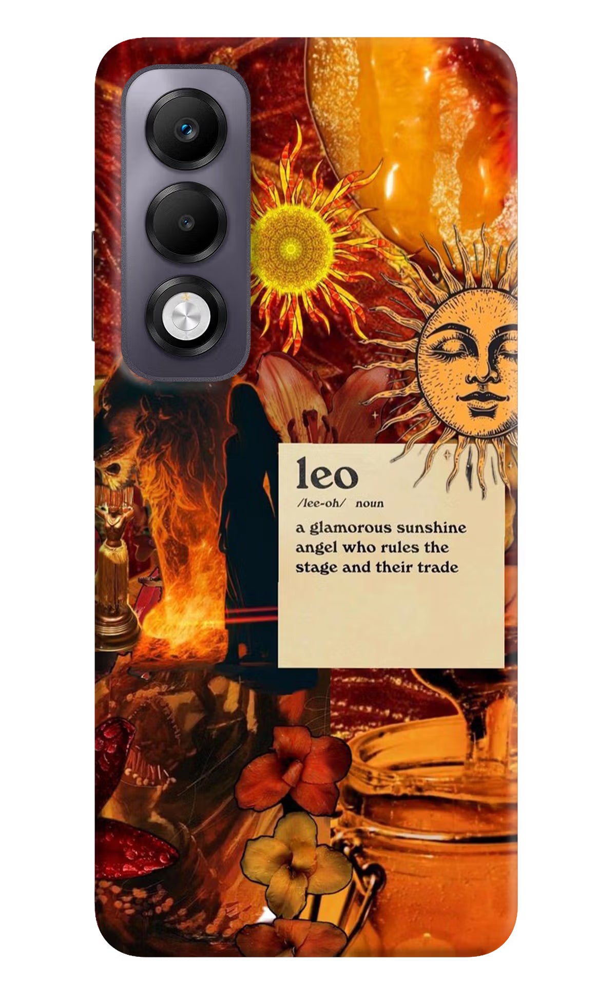 Leo Zodiac Oppo K13x Back Cover - Leo Zodiac Oppo K13x Back Cover Leo Zodiac Oppo K13x Back Cover