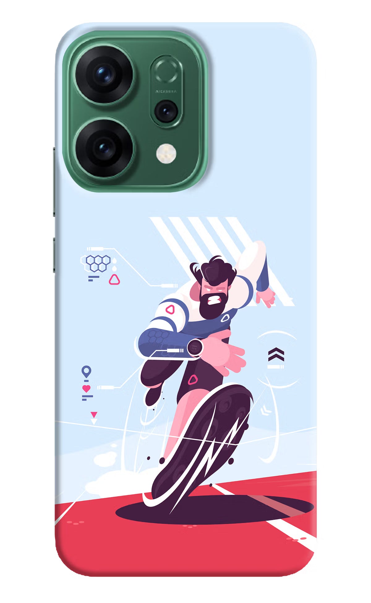 Run Pro Oppo Reno14 5G Back Cover - Run Pro Oppo Reno14 5G Back Cover Run Pro Oppo Reno14 5G Back Cover