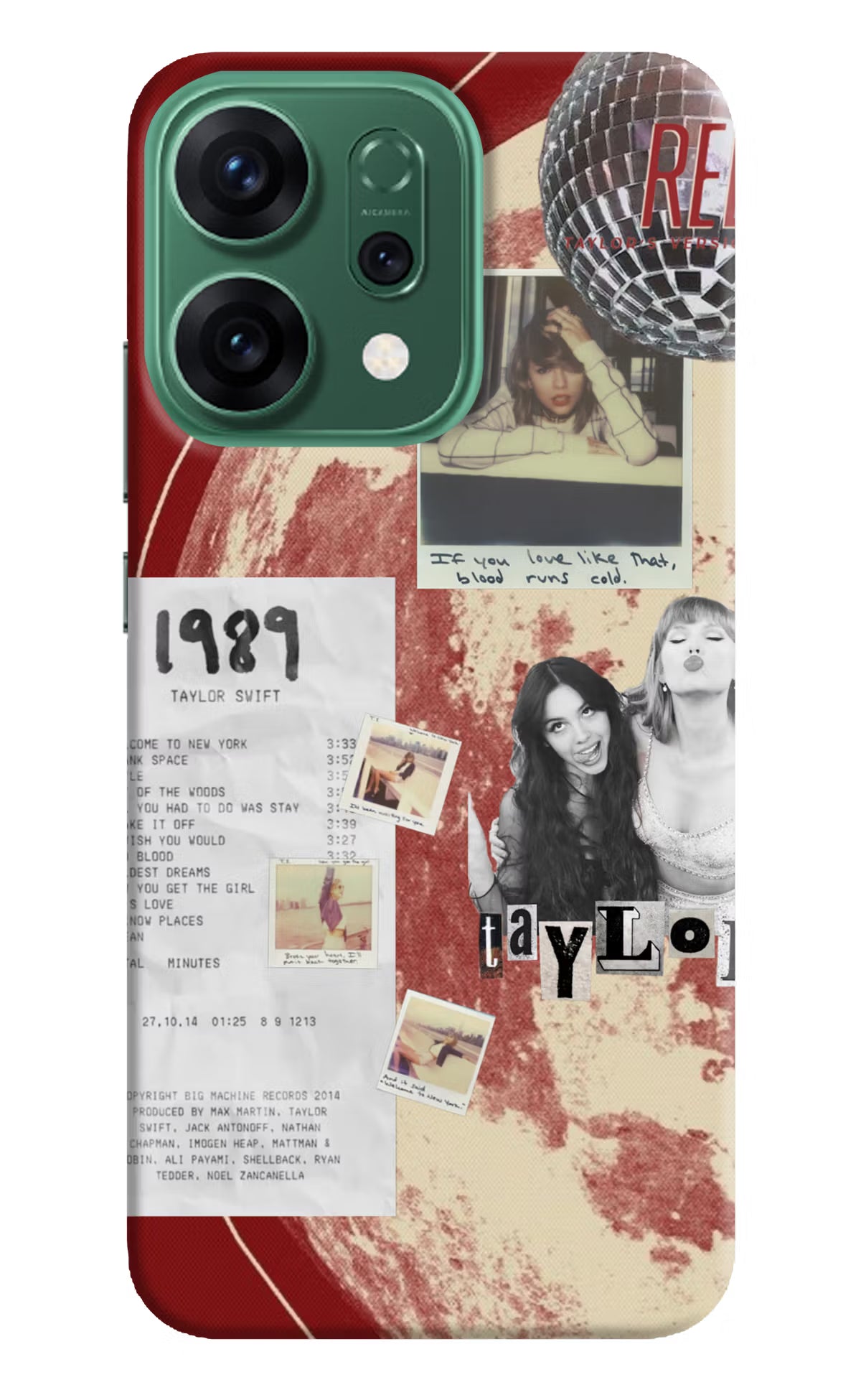 Taylor Swift Oppo Reno14 5G Back Cover - Taylor Swift Oppo Reno14 5G Back Cover Taylor Swift Oppo Reno14 5G Back Cover
