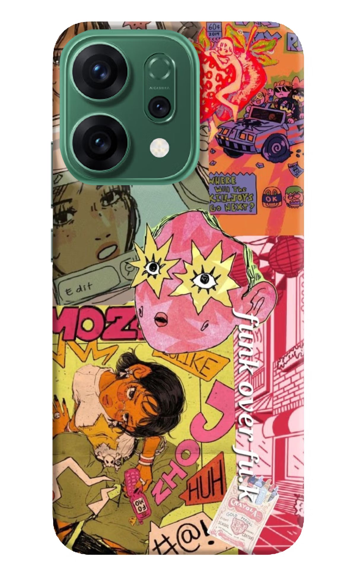 Funkover Oppo Reno14 5G Back Cover - Funkover Oppo Reno14 5G Back Cover Funkover Oppo Reno14 5G Back Cover