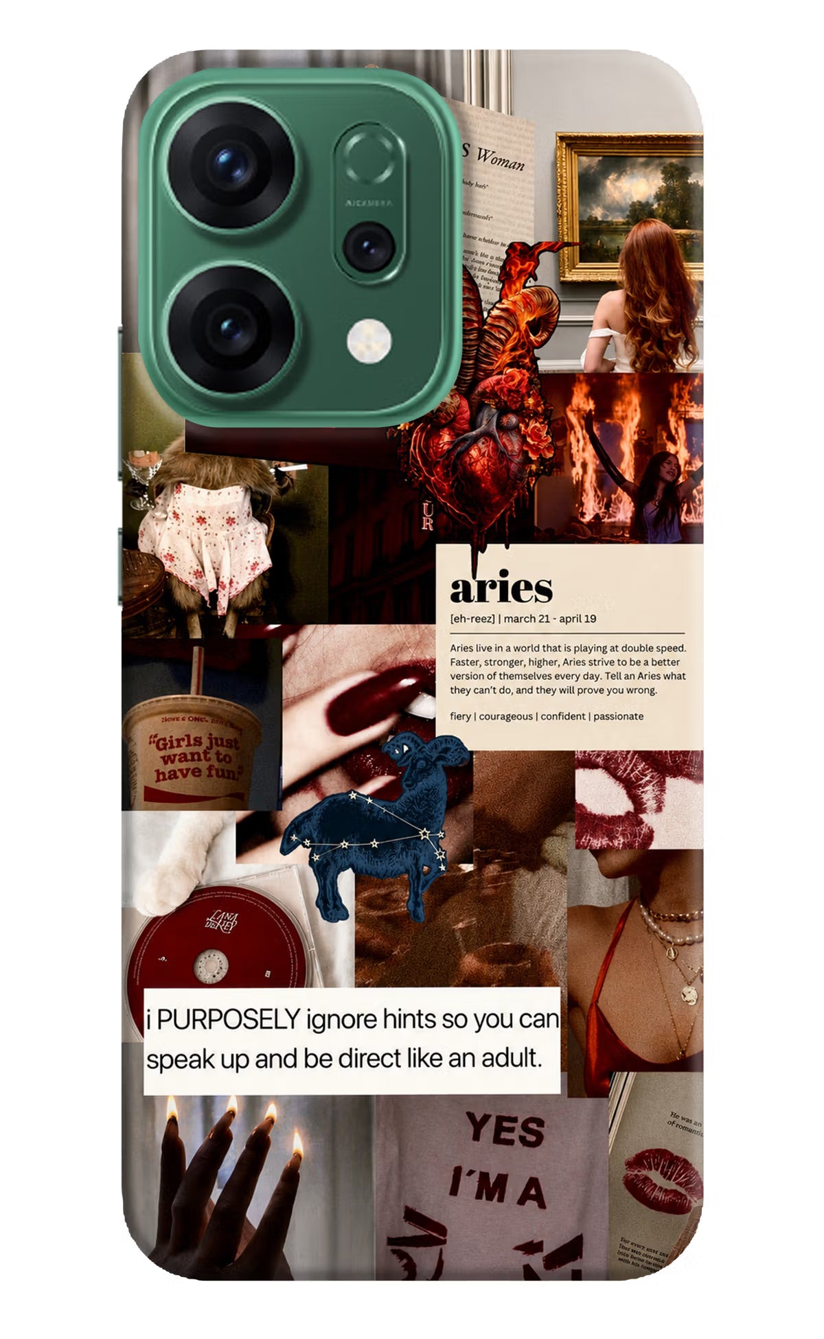 Zodiac Aries Oppo Reno14 5G Back Cover - Zodiac Aries Oppo Reno14 5G Back Cover Zodiac Aries Oppo Reno14 5G Back Cover