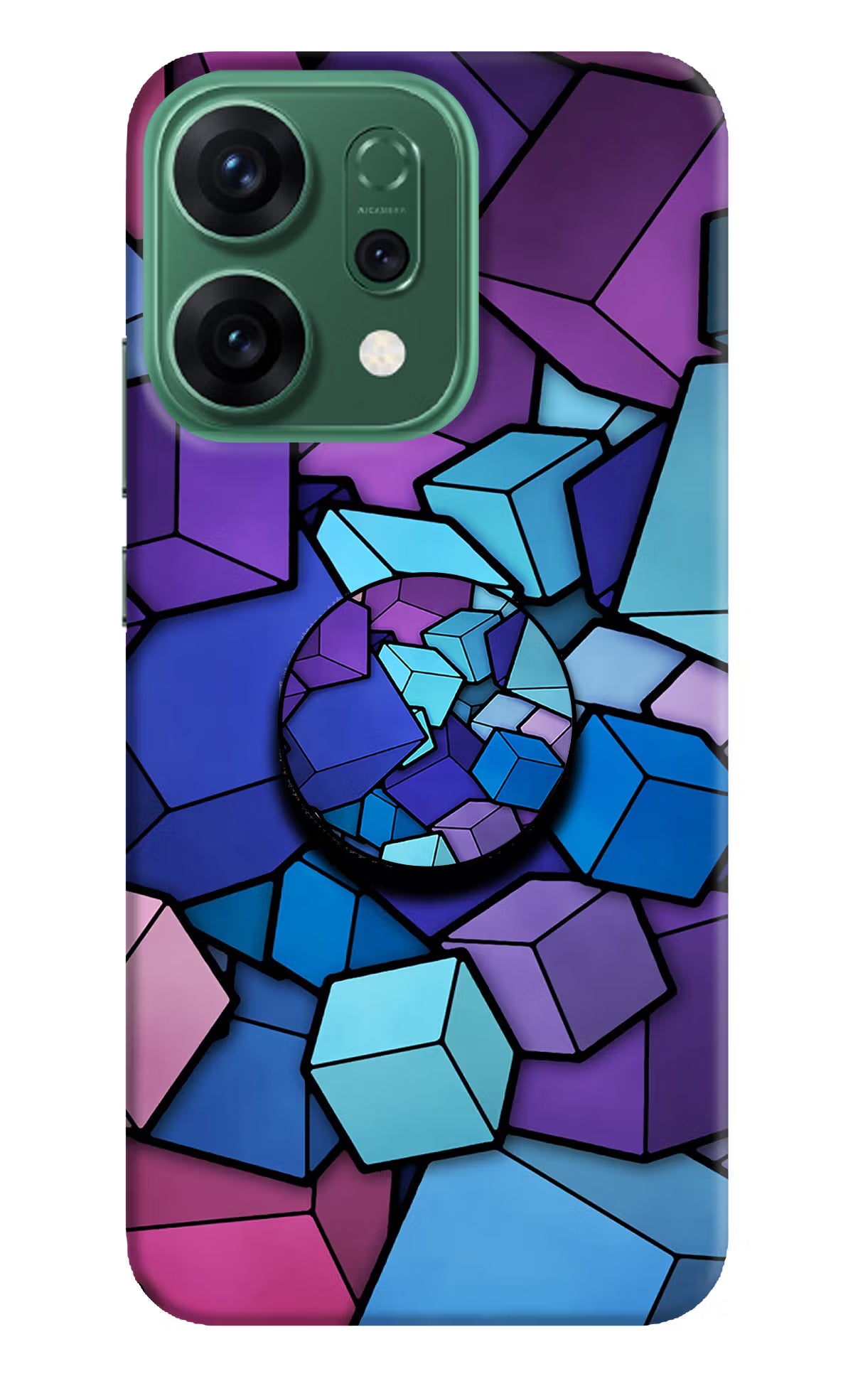 Cubic Abstract Oppo Reno14 5G Pop Case - Cubic Abstract Oppo Reno14 5G Pop Case Cubic Abstract Oppo Reno14 5G Pop Case