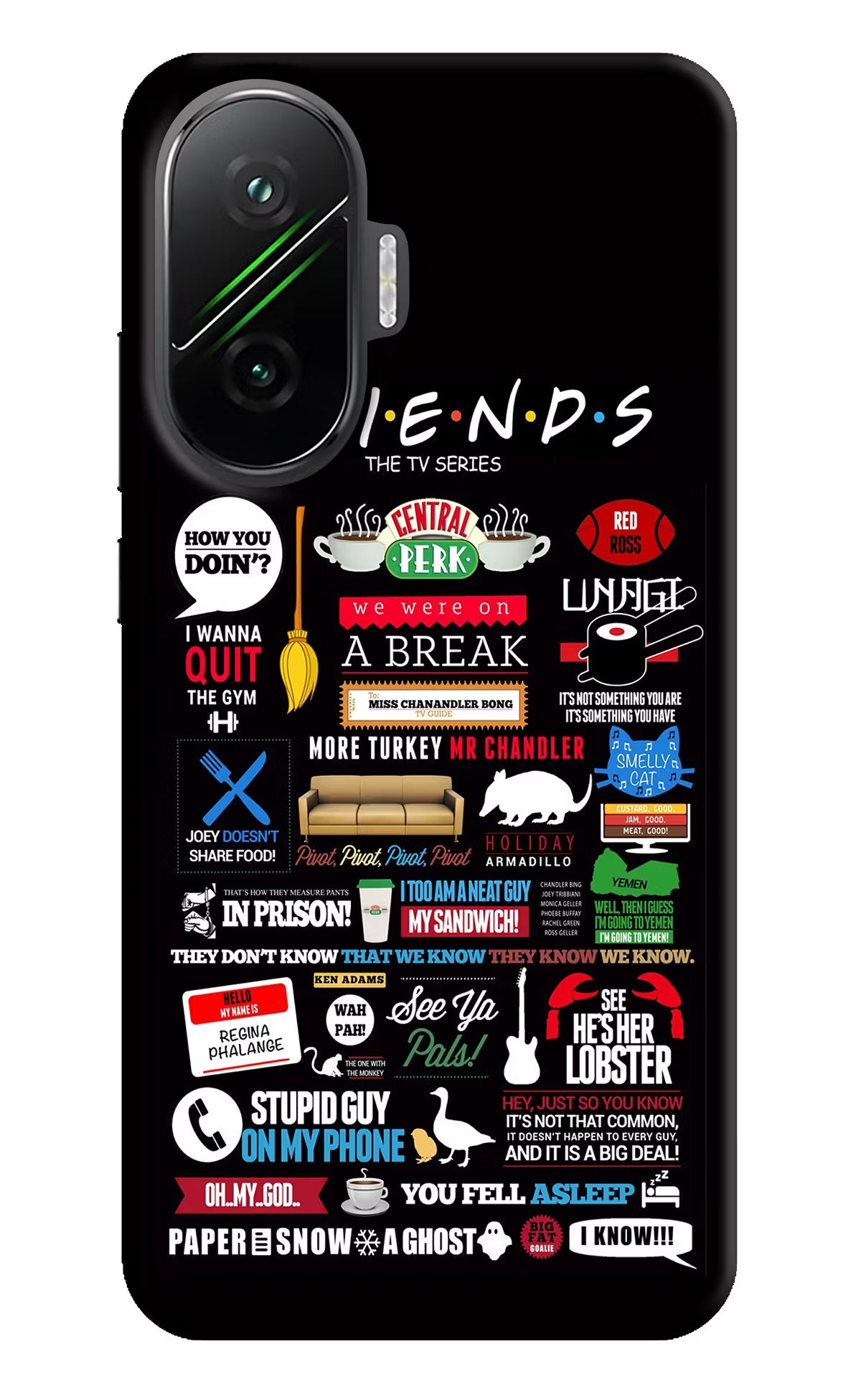 FRIENDS Poco F7 5G Back Cover - FRIENDS Poco F7 5G Back Cover FRIENDS Poco F7 5G Back Cover