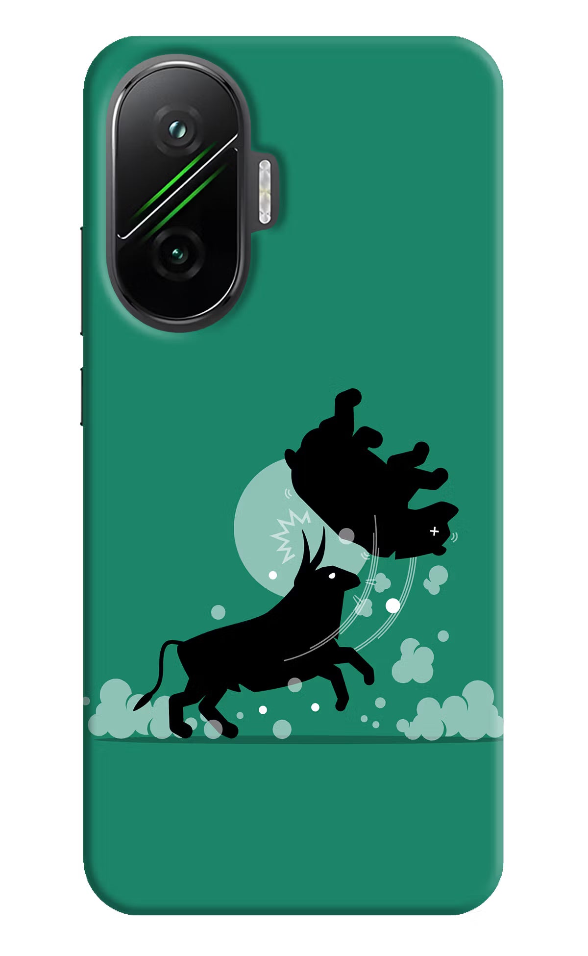 Bull Conqueror Poco F7 5G Back Cover - Bull Conqueror Poco F7 5G Back Cover Bull Conqueror Poco F7 5G Back Cover