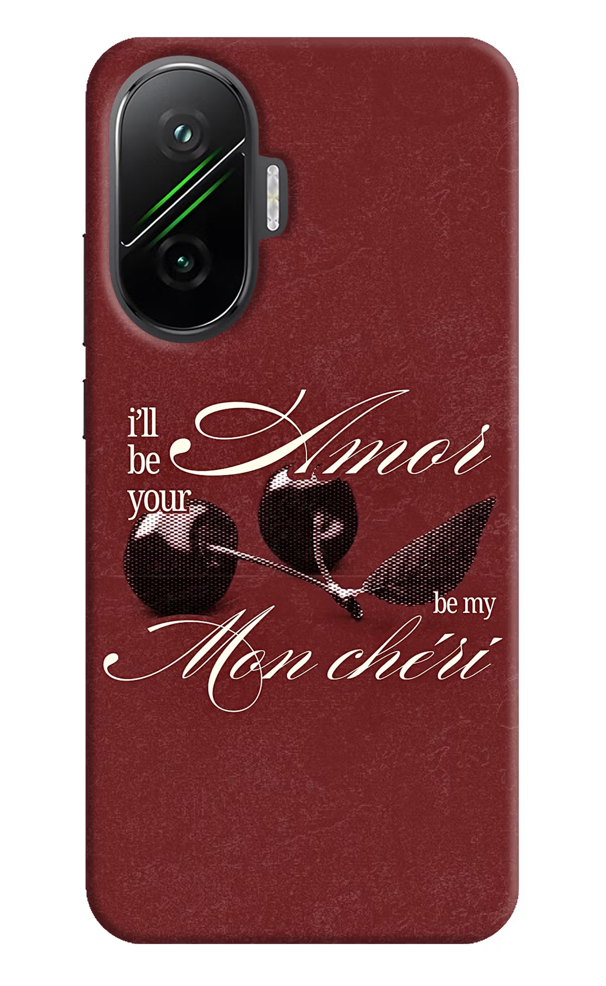 Velvet Cherry Poco F7 5G Back Cover - Velvet Cherry Poco F7 5G Back Cover Velvet Cherry Poco F7 5G Back Cover
