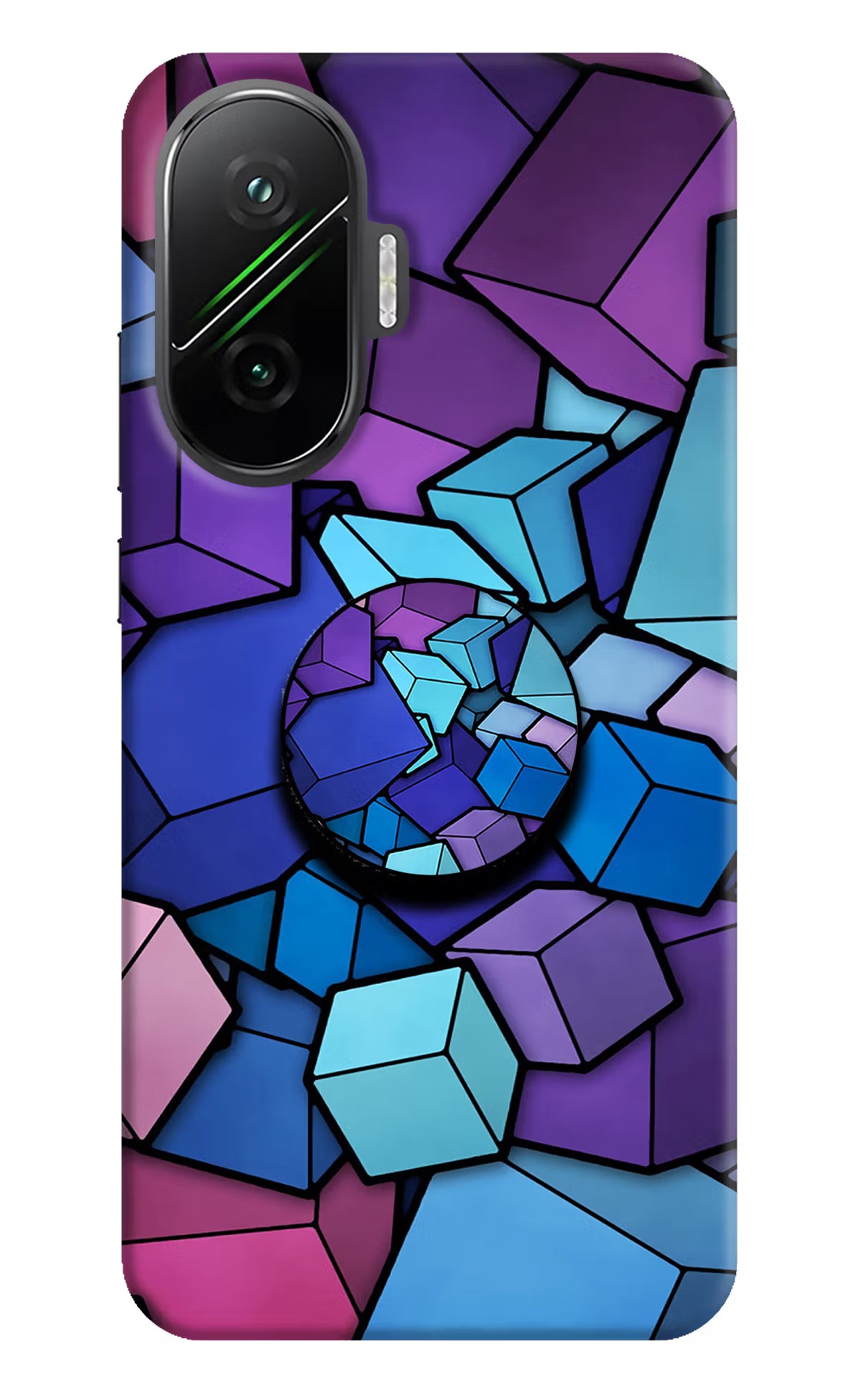 Cubic Abstract Poco F7 5G Pop Case - Cubic Abstract Poco F7 5G Pop Case Cubic Abstract Poco F7 5G Pop Case