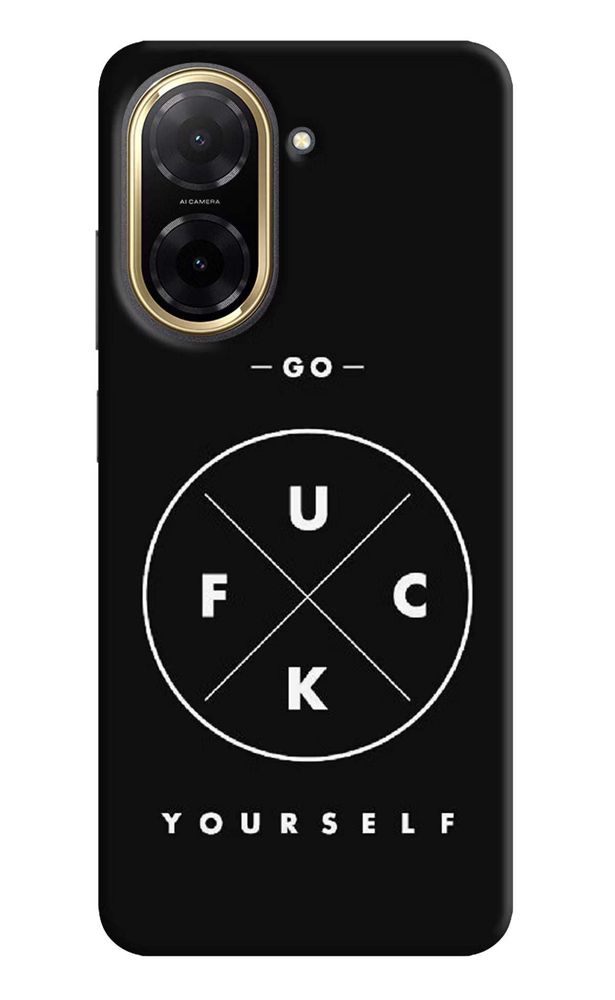 Go Fuck Yourself Redmi A5 Back Cover - Go Fuck Yourself Redmi A5 Back Cover Go Fuck Yourself Redmi A5 Back Cover