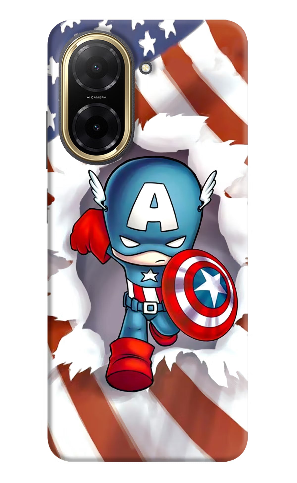 Captain America Redmi A5 Back Cover - Captain America Redmi A5 Back Cover Captain America Redmi A5 Back Cover
