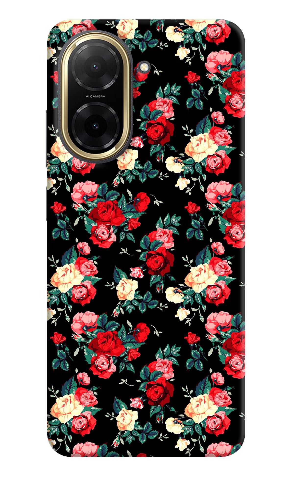 Rose Pattern Redmi A5 Back Cover - Rose Pattern Redmi A5 Back Cover Rose Pattern Redmi A5 Back Cover