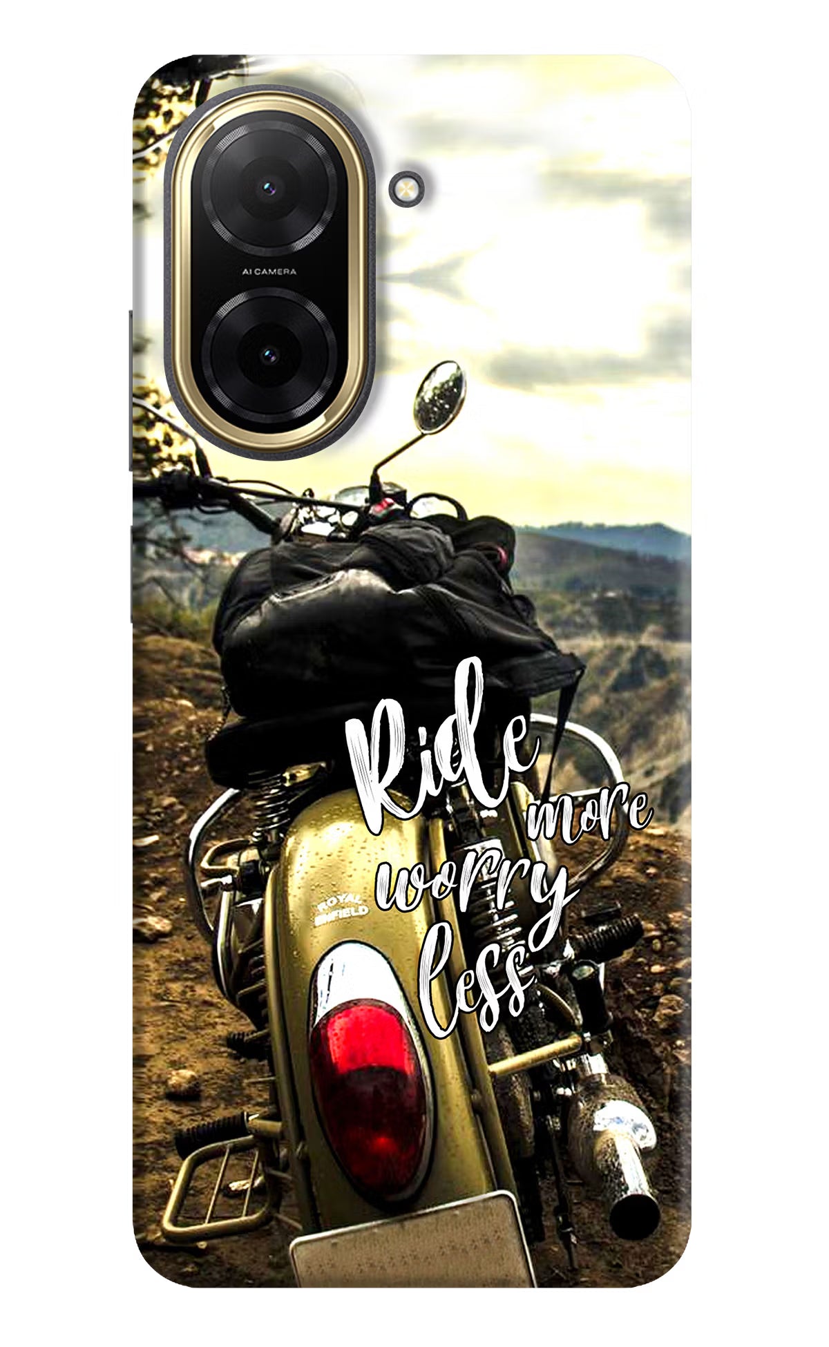 Ride More Worry Less Redmi A5 Back Cover - Ride More Worry Less Redmi A5 Back Cover Ride More Worry Less Redmi A5 Back Cover