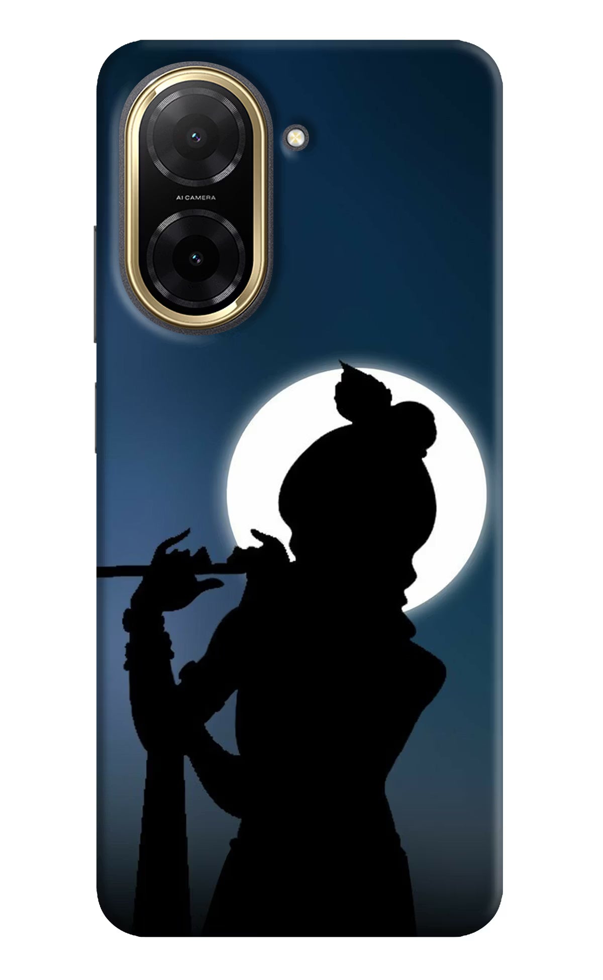 Shri Krishna Silhouette Redmi A5 Back Cover - Shri Krishna Silhouette Redmi A5 Back Cover Shri Krishna Silhouette Redmi A5 Back Cover