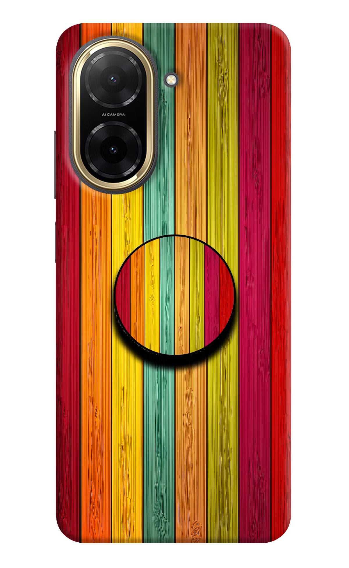Multicolor Wooden Redmi A5 Pop Case - Multicolor Wooden Redmi A5 Pop Case Multicolor Wooden Redmi A5 Pop Case