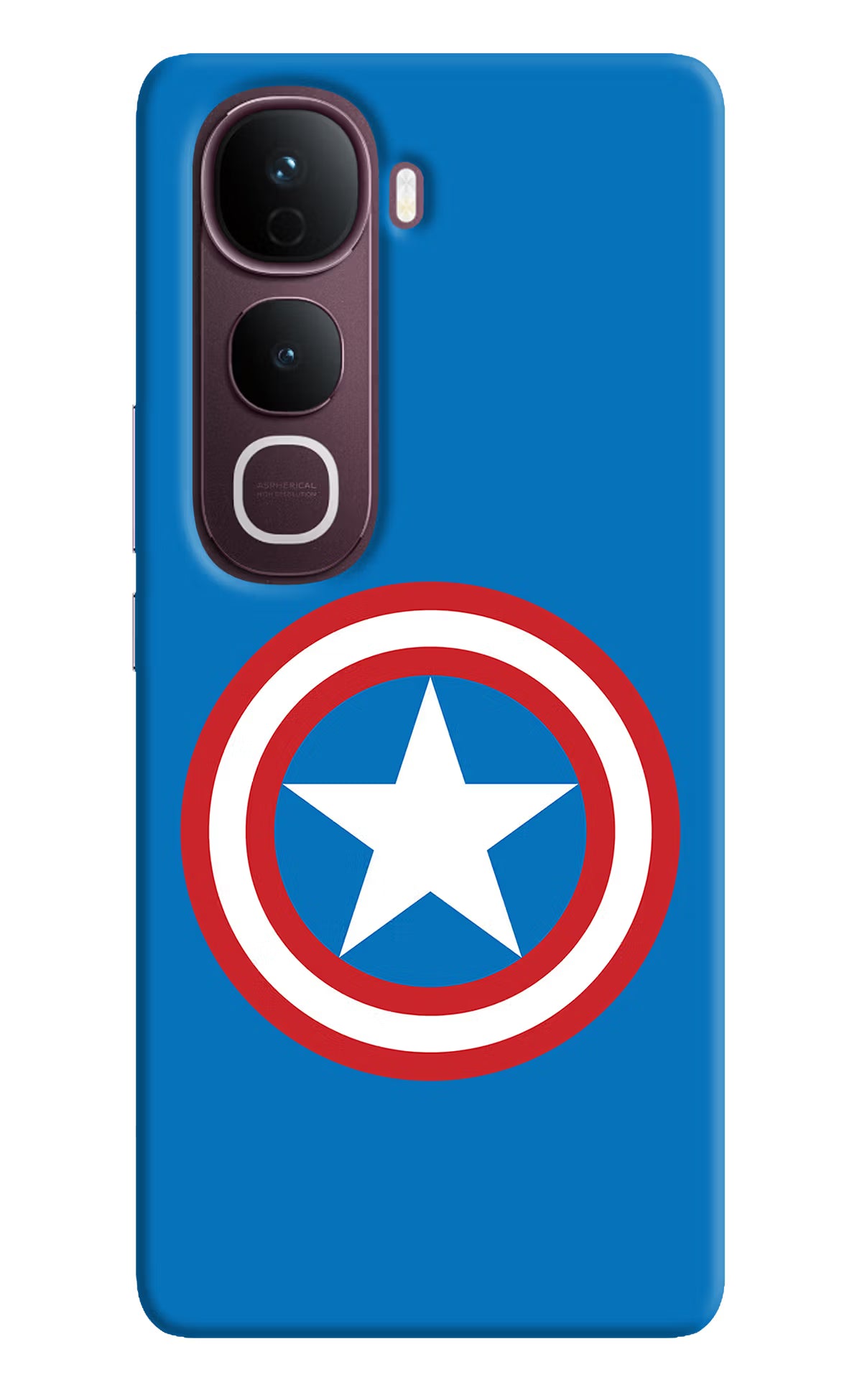 Captain America Logo Vivo Y400 Pro 5G Back Cover - Captain America Logo Vivo Y400 Pro 5G Back Cover Captain America Logo Vivo Y400 Pro 5G Back Cover