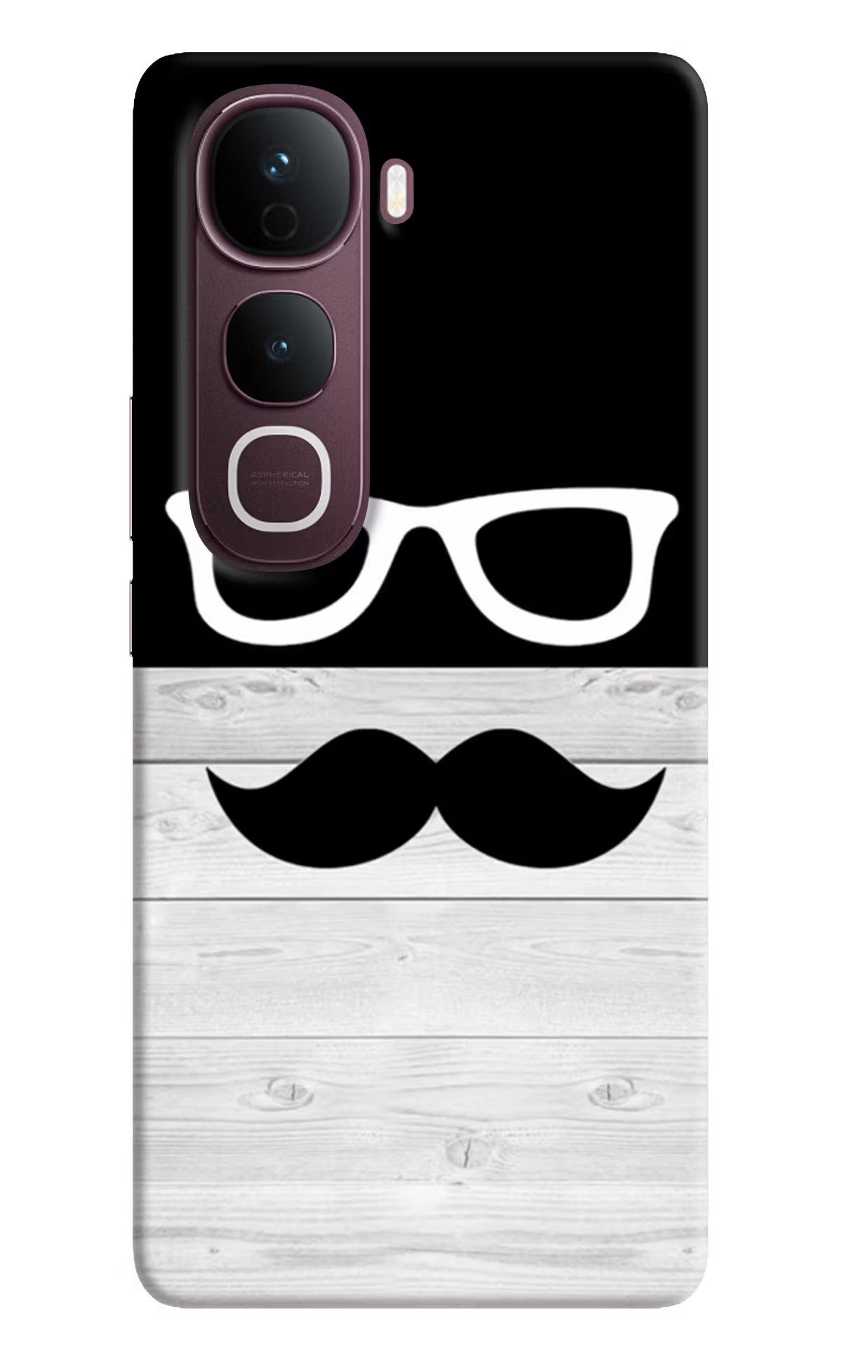 Mustache Vivo Y400 Pro 5G Back Cover - Mustache Vivo Y400 Pro 5G Back Cover Mustache Vivo Y400 Pro 5G Back Cover