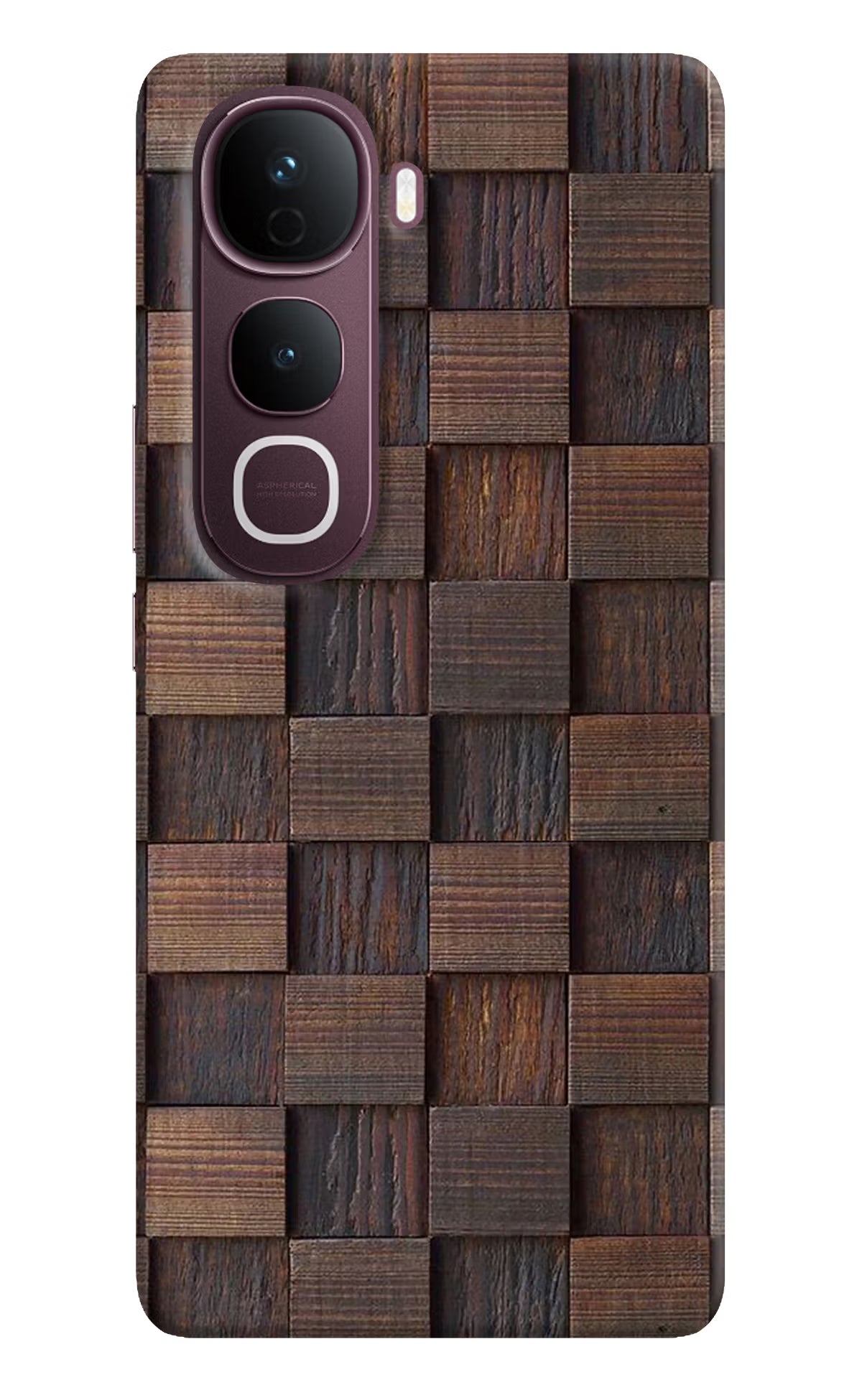 Wooden Cube Design Vivo Y400 Pro 5G Back Cover - Wooden Cube Design Vivo Y400 Pro 5G Back Cover Wooden Cube Design Vivo Y400 Pro 5G Back Cover