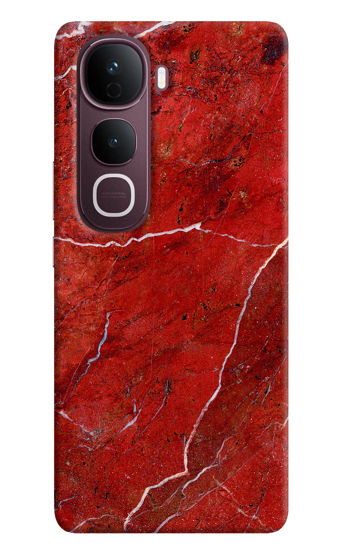 Red Marble Design Vivo Y400 Pro 5G Back Cover - Red Marble Design Vivo Y400 Pro 5G Back Cover Red Marble Design Vivo Y400 Pro 5G Back Cover