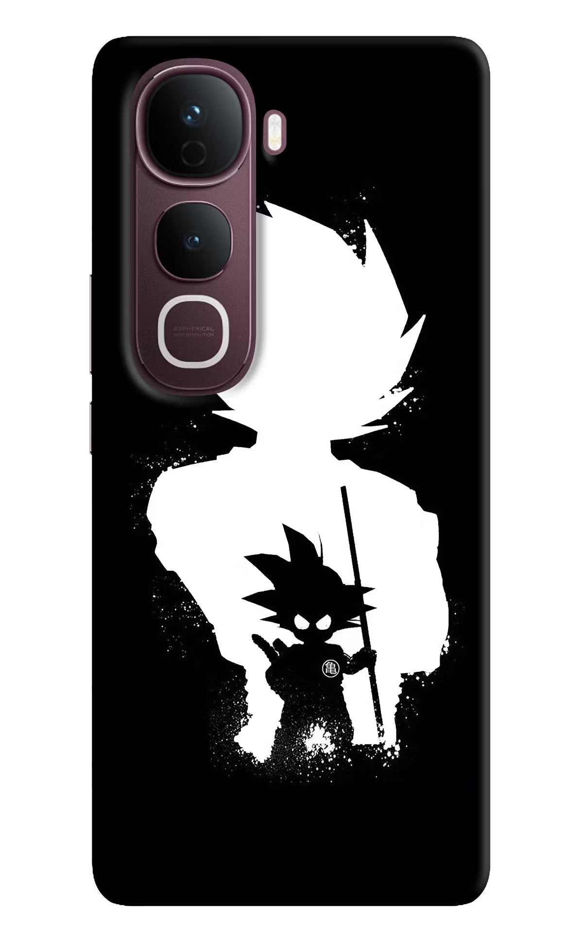 Goku Shadow Vivo Y400 Pro 5G Back Cover - Goku Shadow Vivo Y400 Pro 5G Back Cover Goku Shadow Vivo Y400 Pro 5G Back Cover