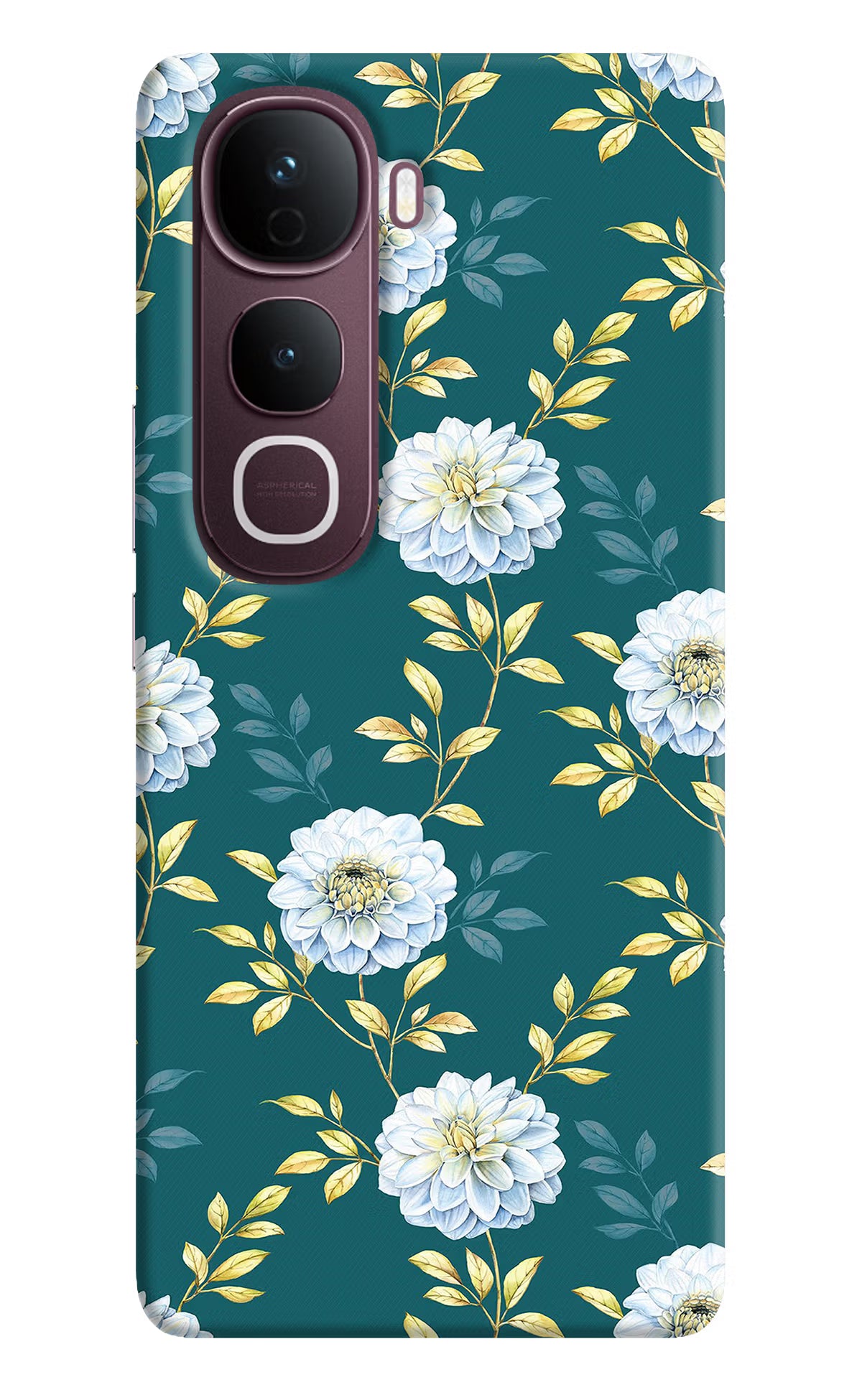 Flowers Vivo Y400 Pro 5G Back Cover - Flowers Vivo Y400 Pro 5G Back Cover Flowers Vivo Y400 Pro 5G Back Cover