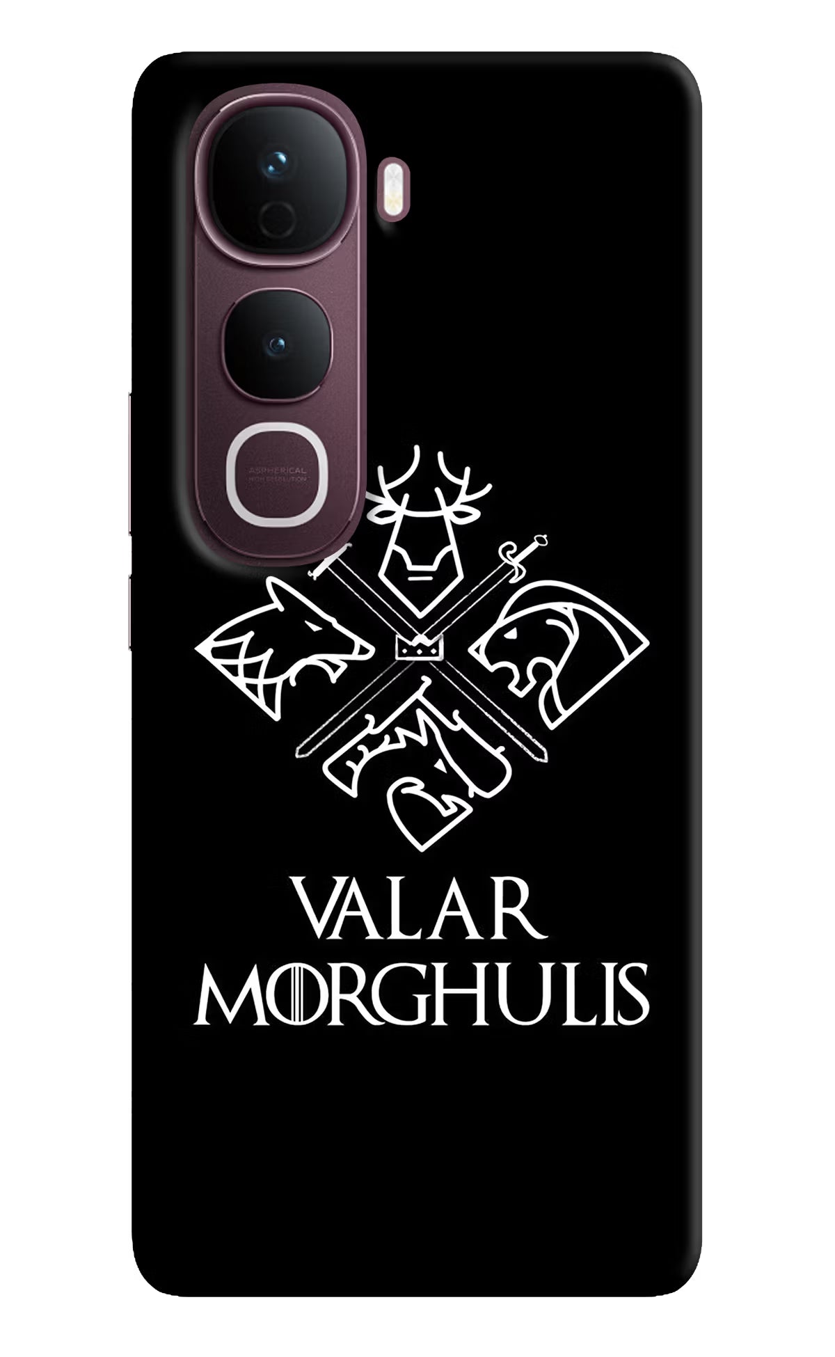 Valar Morghulis | Game Of Thrones Vivo Y400 Pro 5G Back Cover - Valar Morghulis | Game Of Thrones Vivo Y400 Pro 5G Back Cover Valar Morghulis | Game Of Thrones Vivo Y400 Pro 5G Back Cover