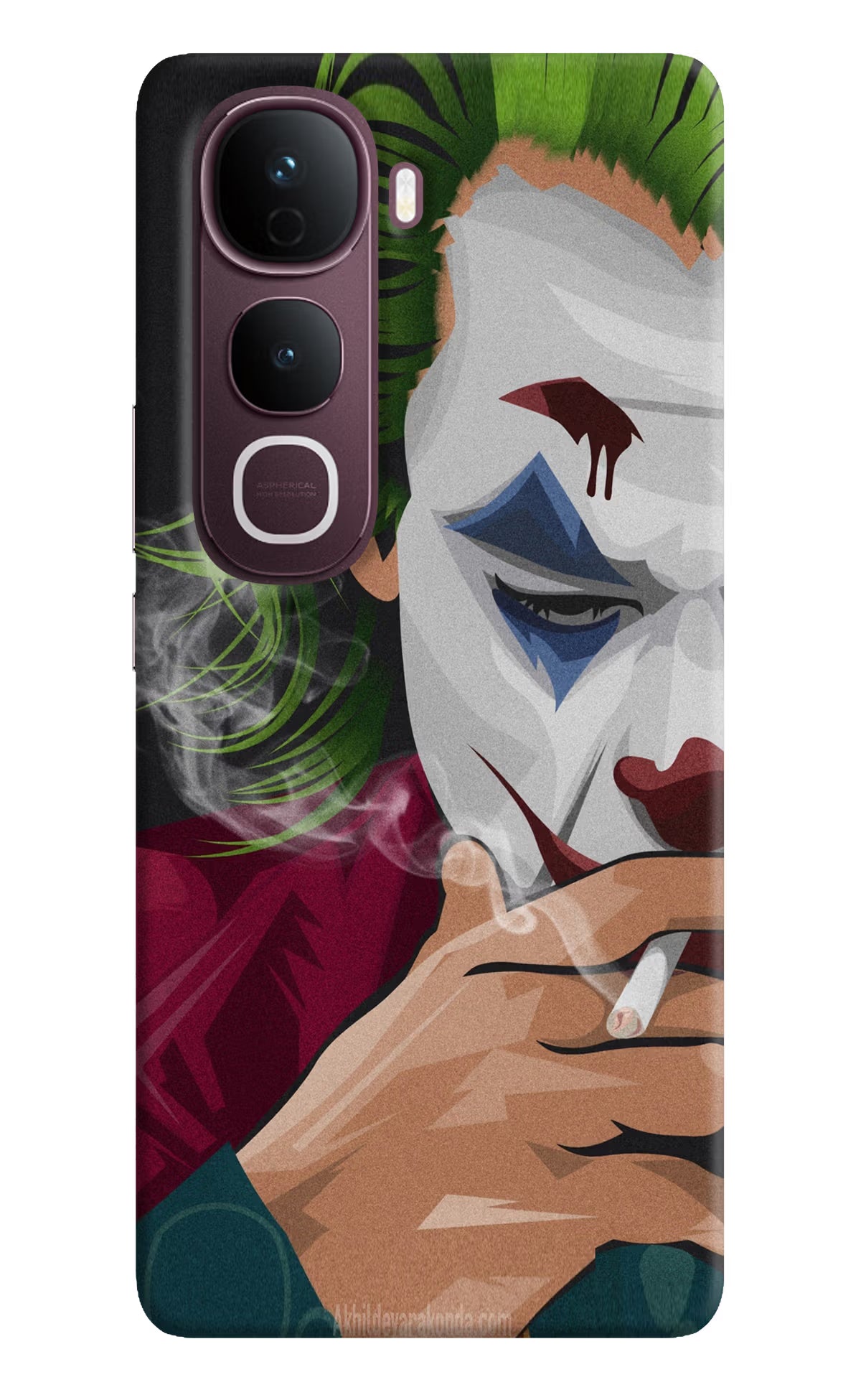 Joker Smoking Vivo Y400 Pro 5G Back Cover - Joker Smoking Vivo Y400 Pro 5G Back Cover Joker Smoking Vivo Y400 Pro 5G Back Cover