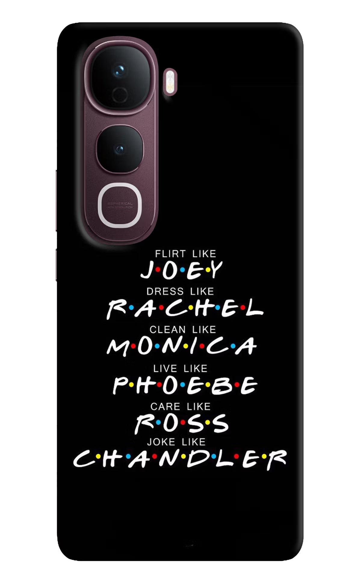 FRIENDS Character Vivo Y400 Pro 5G Back Cover - FRIENDS Character Vivo Y400 Pro 5G Back Cover FRIENDS Character Vivo Y400 Pro 5G Back Cover