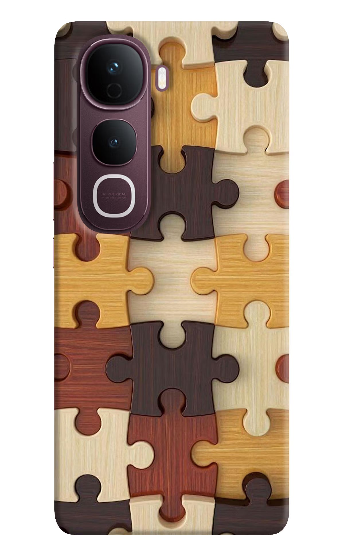 Wooden Puzzle Vivo Y400 Pro 5G Back Cover - Wooden Puzzle Vivo Y400 Pro 5G Back Cover Wooden Puzzle Vivo Y400 Pro 5G Back Cover