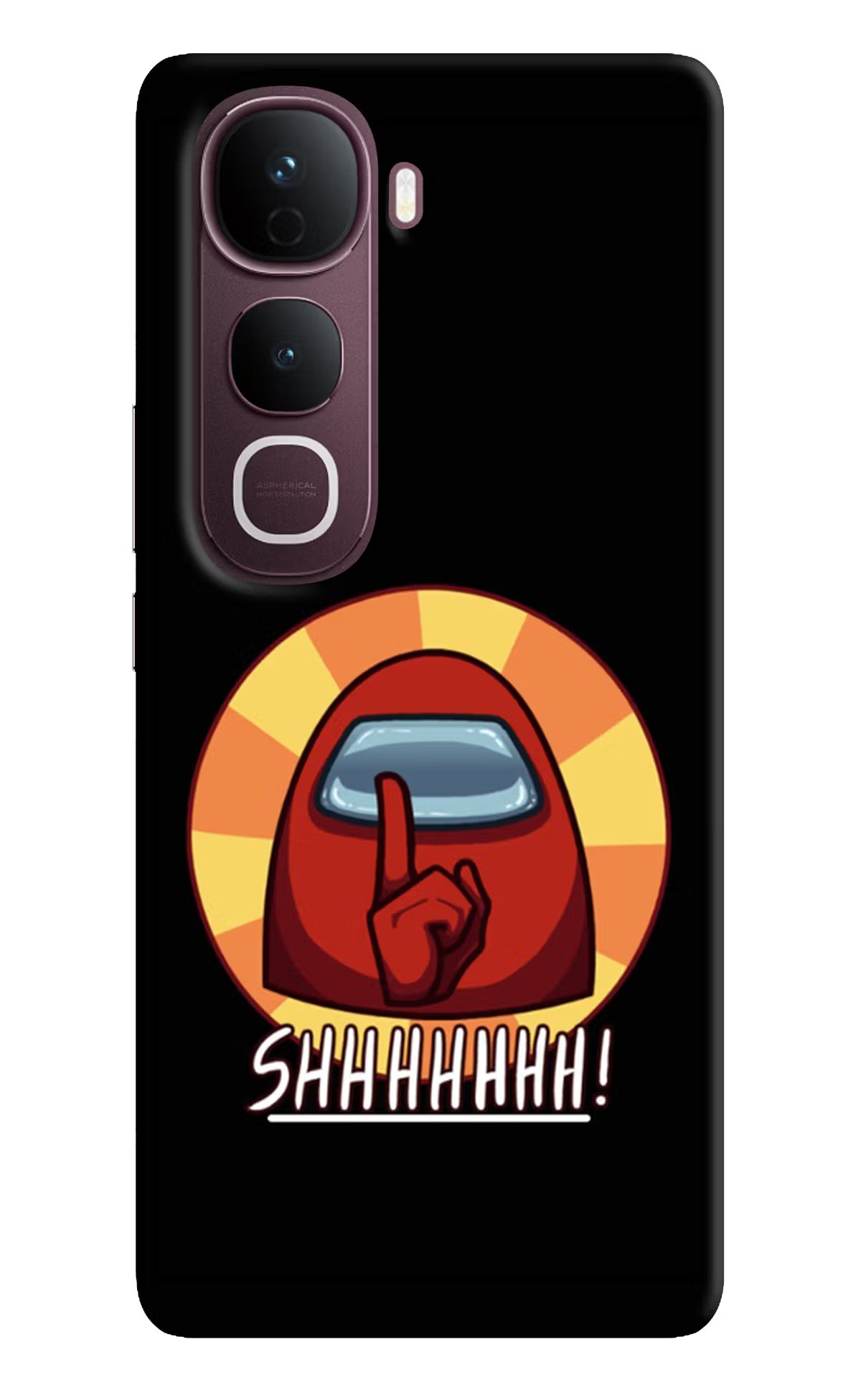 Among Us Shhh! Vivo Y400 Pro 5G Back Cover - Among Us Shhh! Vivo Y400 Pro 5G Back Cover Among Us Shhh! Vivo Y400 Pro 5G Back Cover