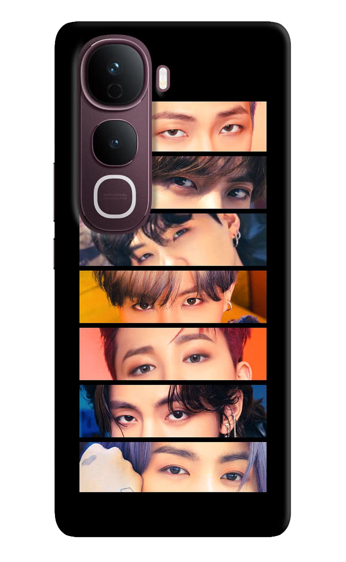 BTS Eyes Vivo Y400 Pro 5G Back Cover - BTS Eyes Vivo Y400 Pro 5G Back Cover BTS Eyes Vivo Y400 Pro 5G Back Cover