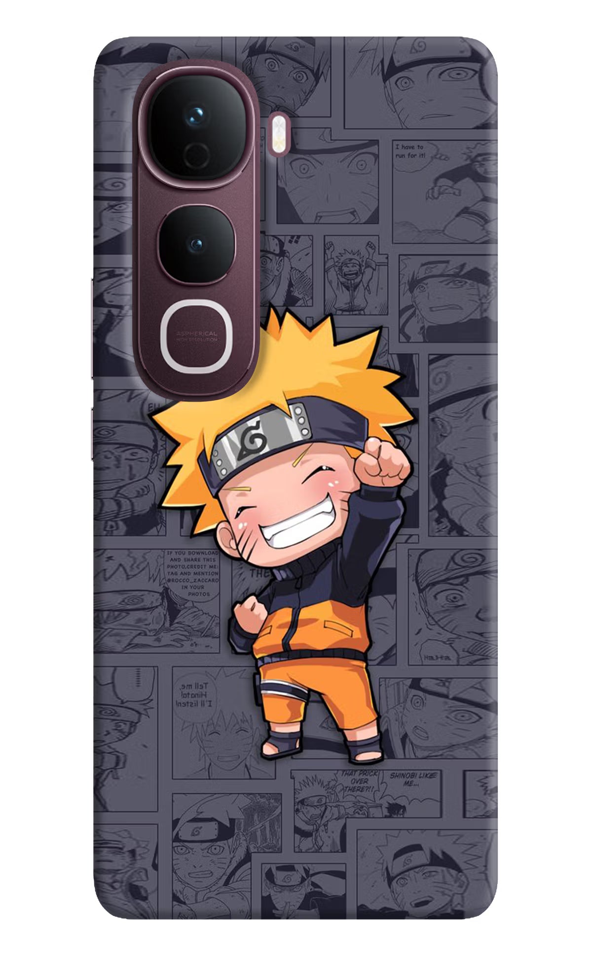Chota Naruto Vivo Y400 Pro 5G Back Cover - Chota Naruto Vivo Y400 Pro 5G Back Cover Chota Naruto Vivo Y400 Pro 5G Back Cover