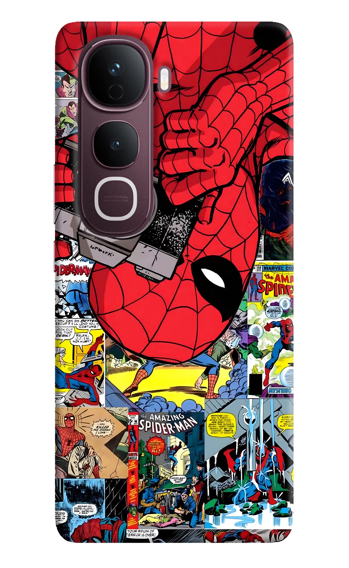 Spider Man Vivo Y400 Pro 5G Back Cover - Spider Man Vivo Y400 Pro 5G Back Cover Spider Man Vivo Y400 Pro 5G Back Cover